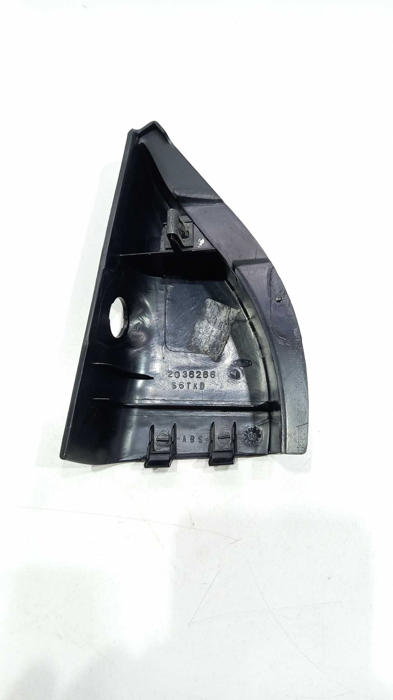 Moldura Interna Retrovisor Direito Ford Fiesta 2003 À 2012 Preto 2