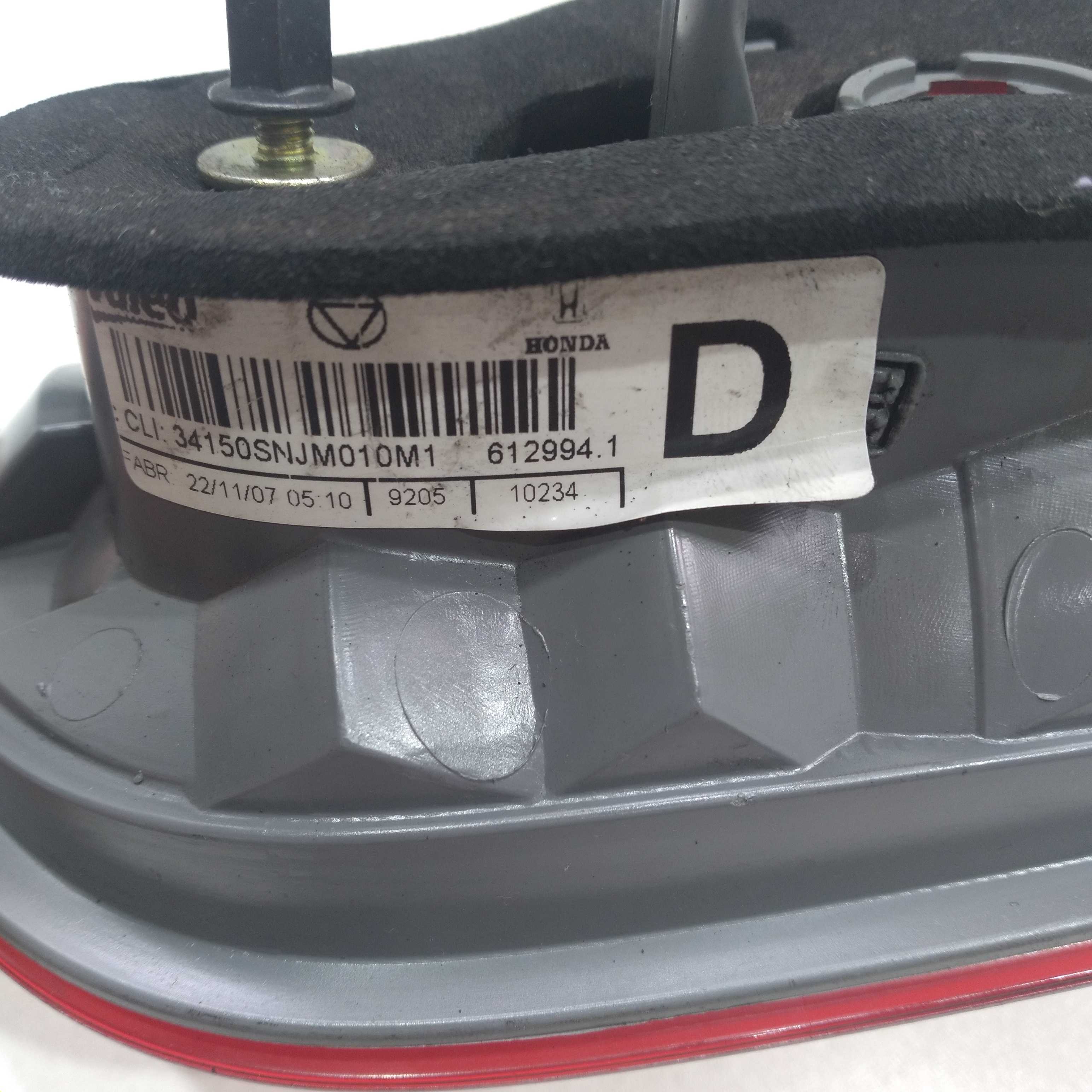 Lanterna Traseira Direita Da Tampa Honda Civic 2007 À  2011 3