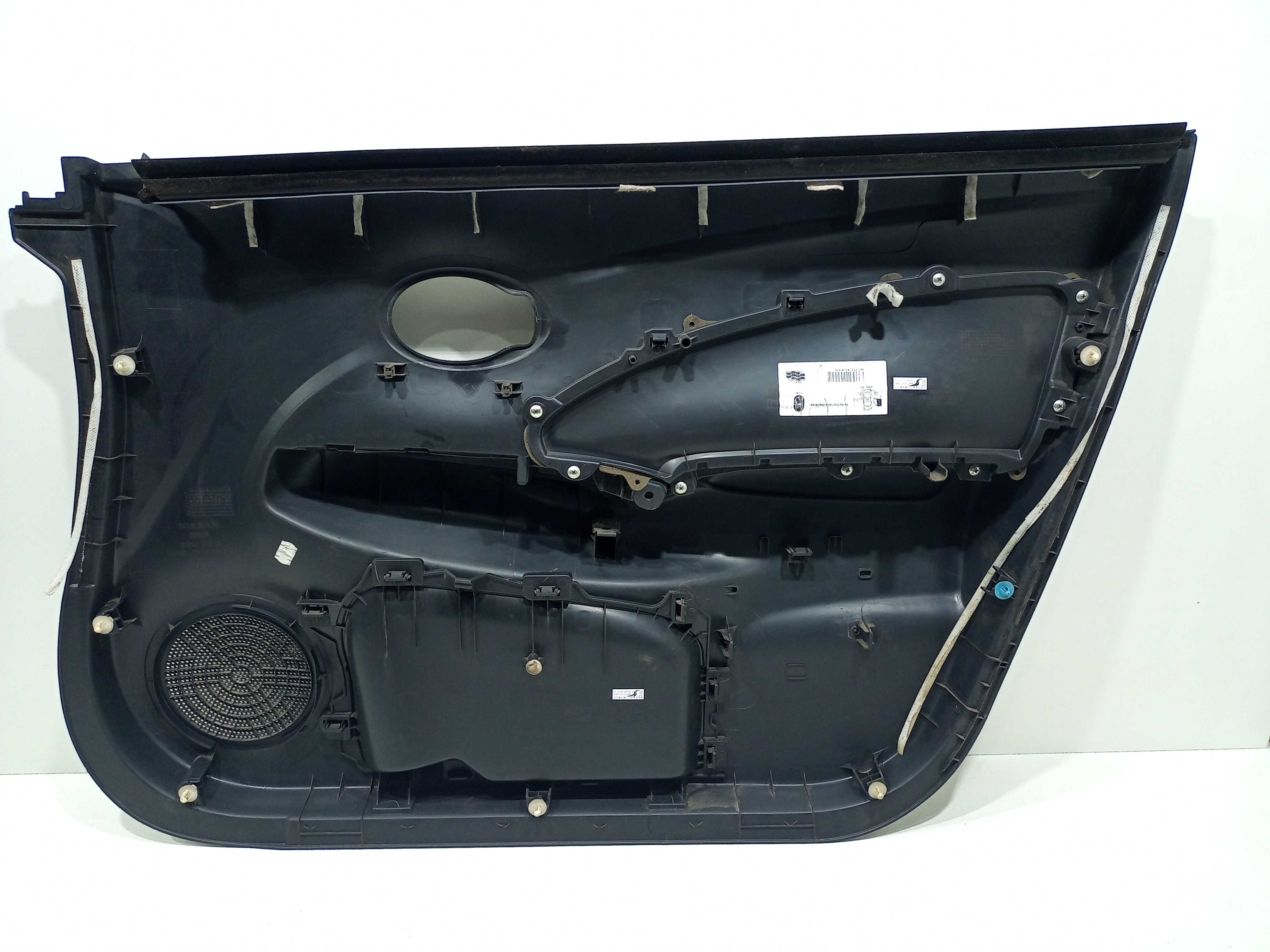 Forro Porta Dianteira Esquerda Nissan Versa 2019 Preto Preto 6