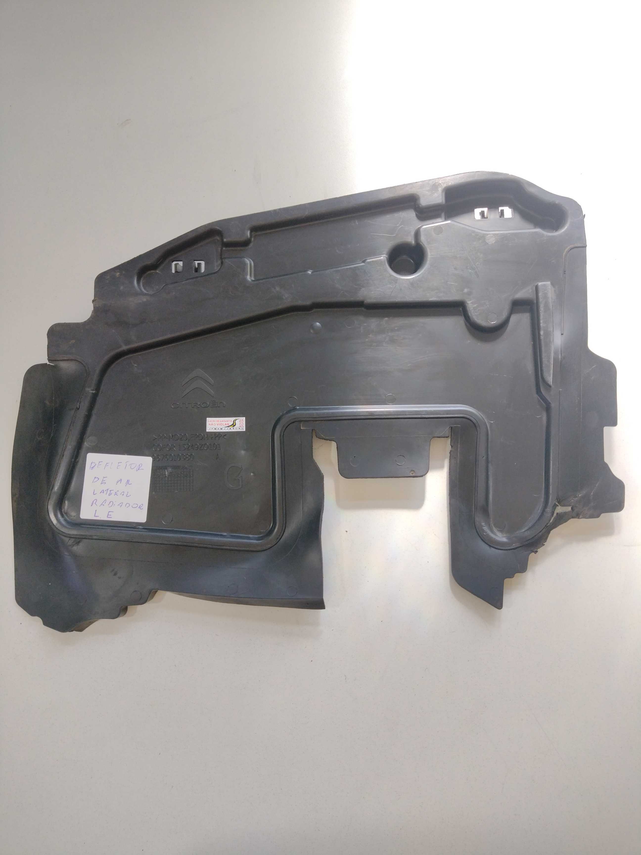 Defletor Ar Lateral Esquerd Radiador C3 2015 9676010380 1