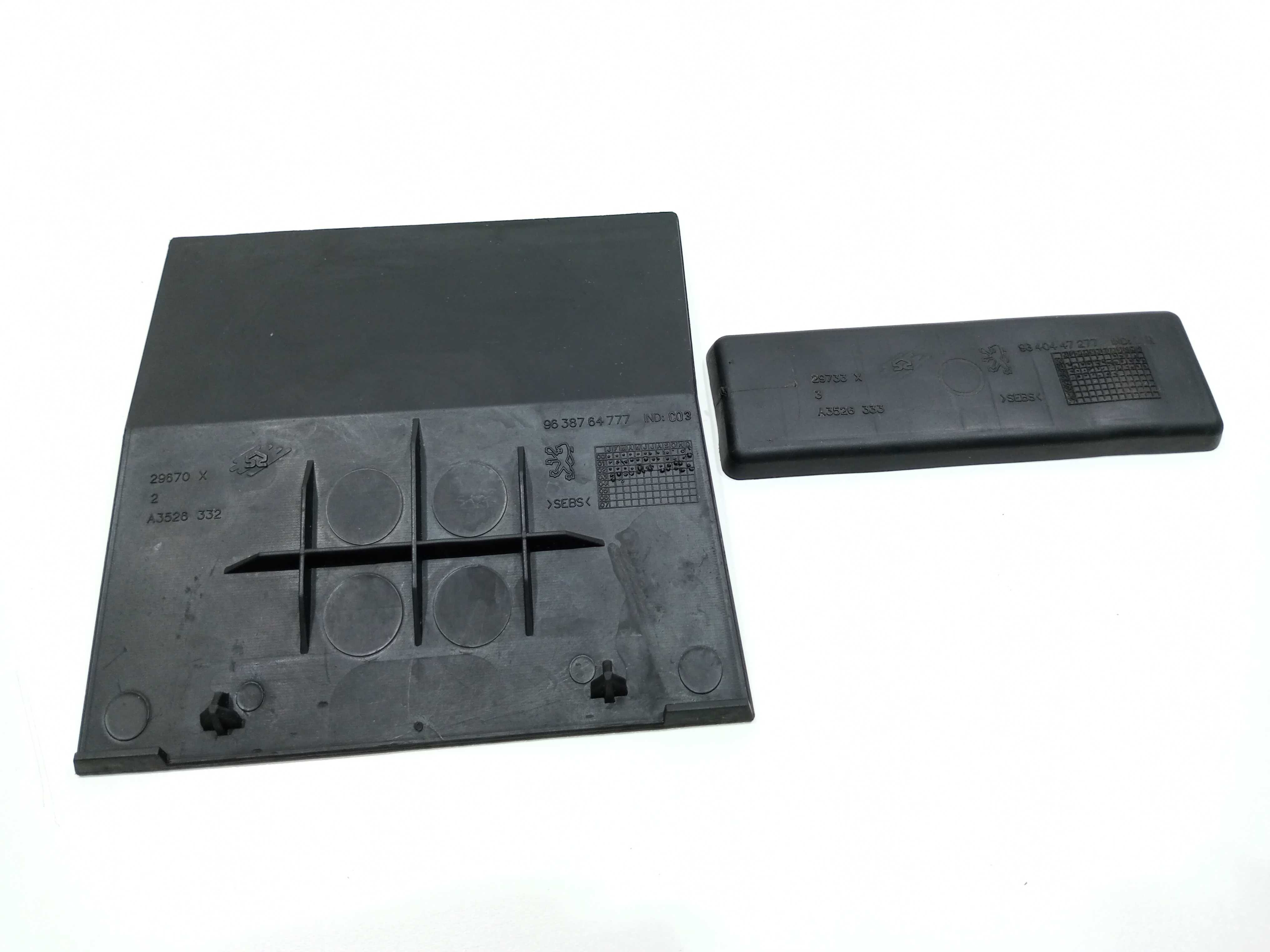 Par Borracha Do Console Central Peugeot 307 2.0 2004 4