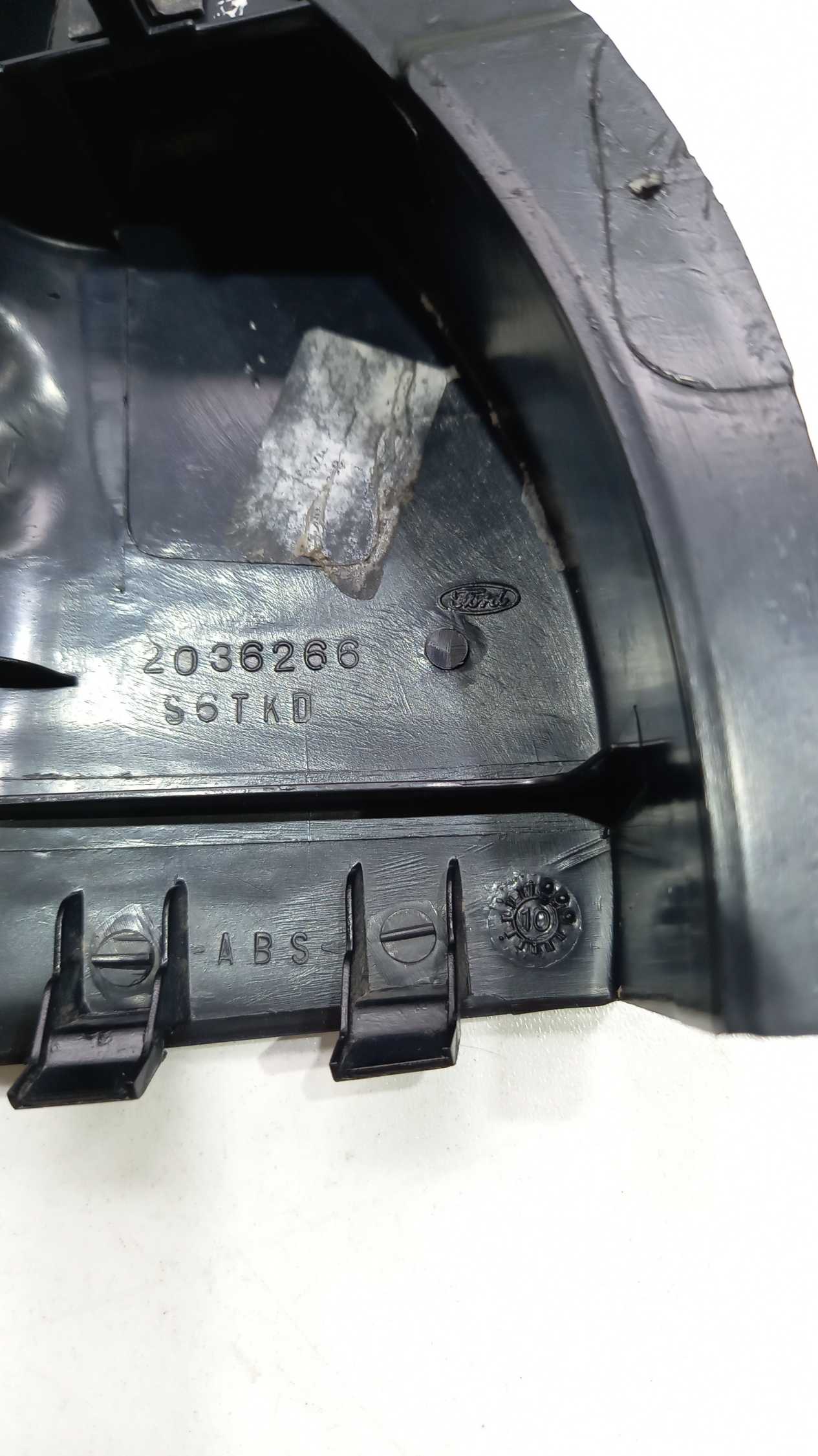 Moldura Interna Retrovisor Direito Ford Fiesta 2003 À 2012 Preto 3