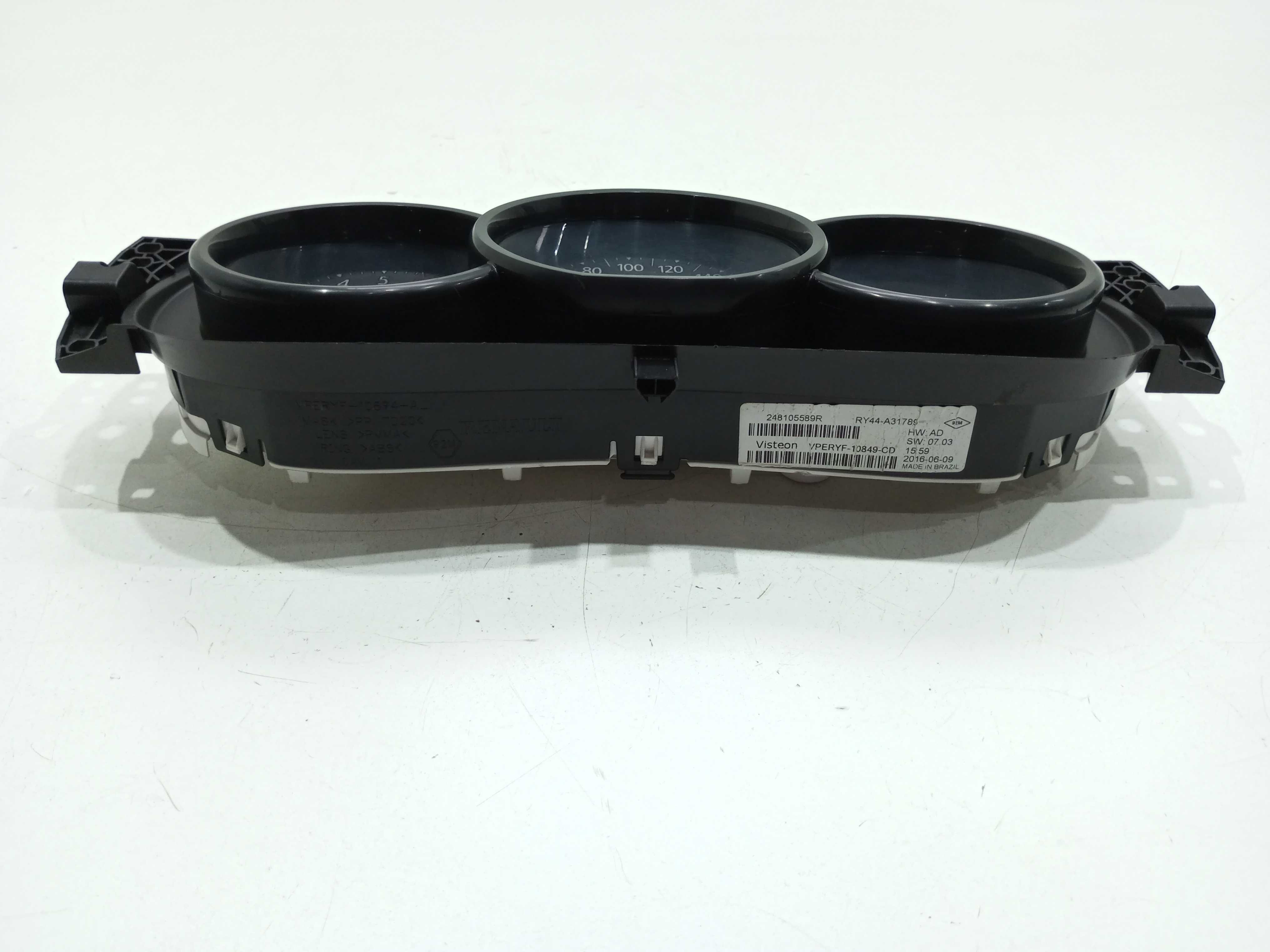 Painel De Instrumentos Renault Sandero 1.0 2016 Expression Preto 1