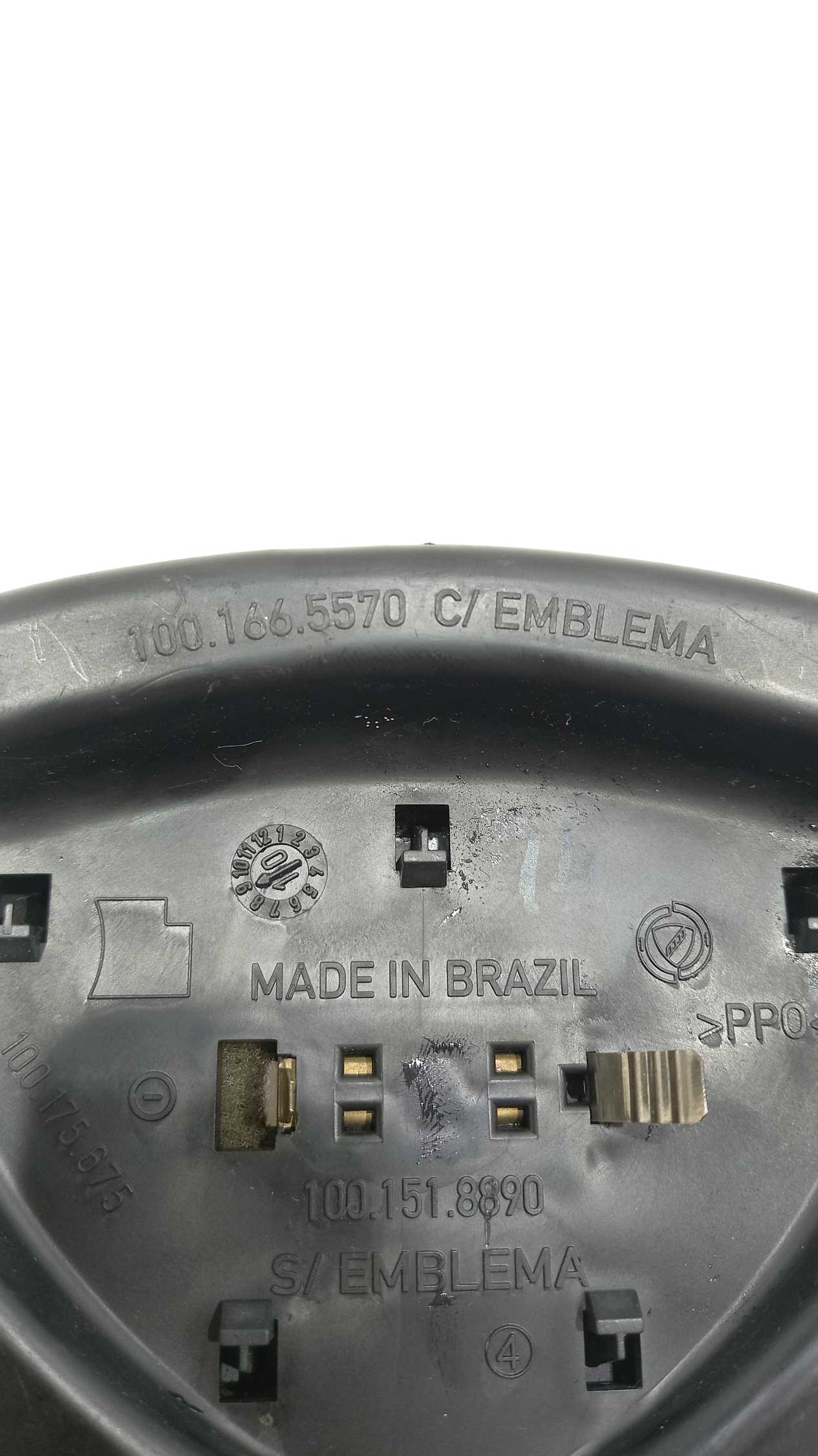 Tampa Da Buzina Volante Fiat Uno Palio 2002 À  2006 3
