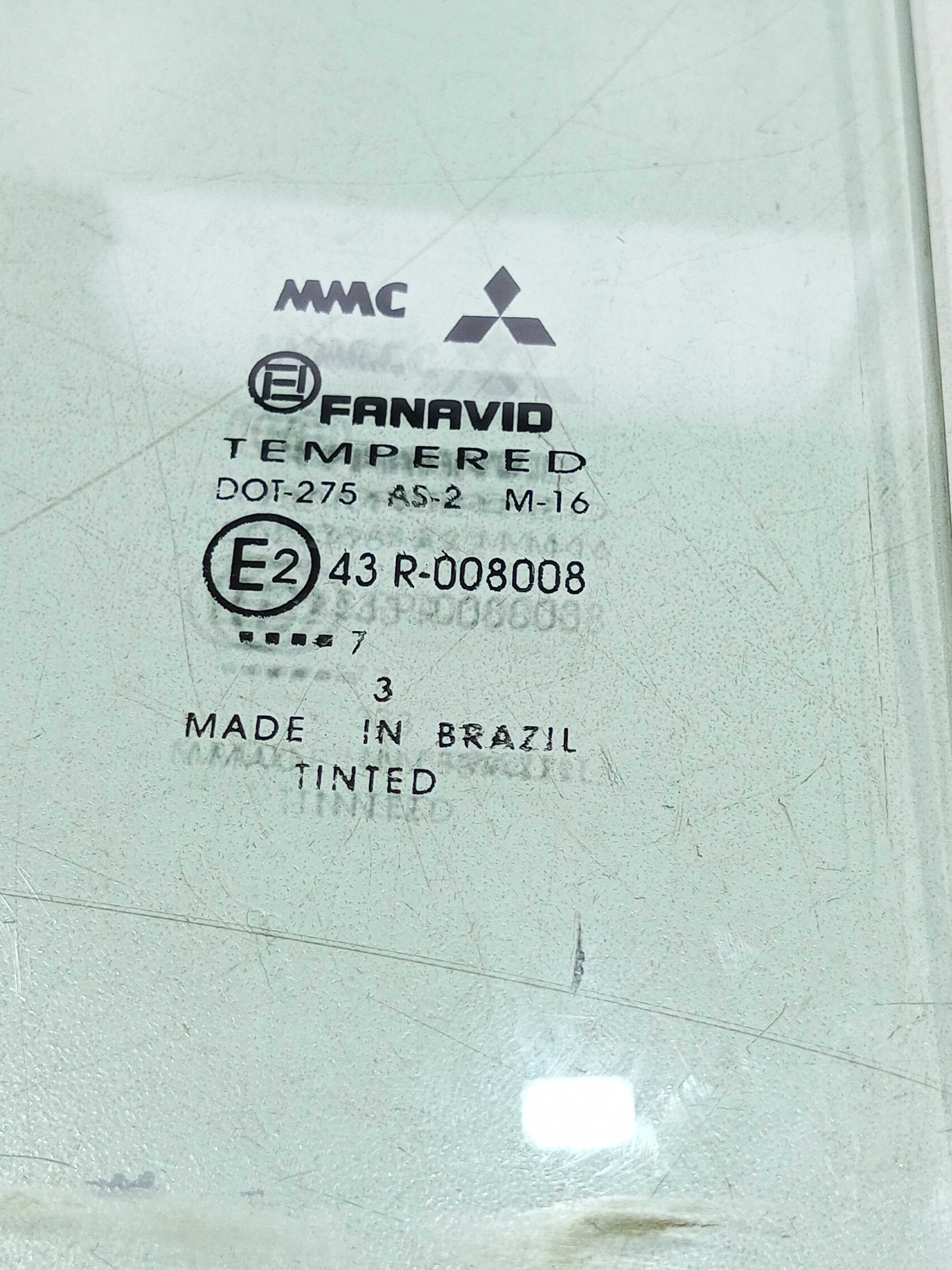 Vidro Fixo Porta Traseiro Esquerdo Pajero Tr4 2007 2