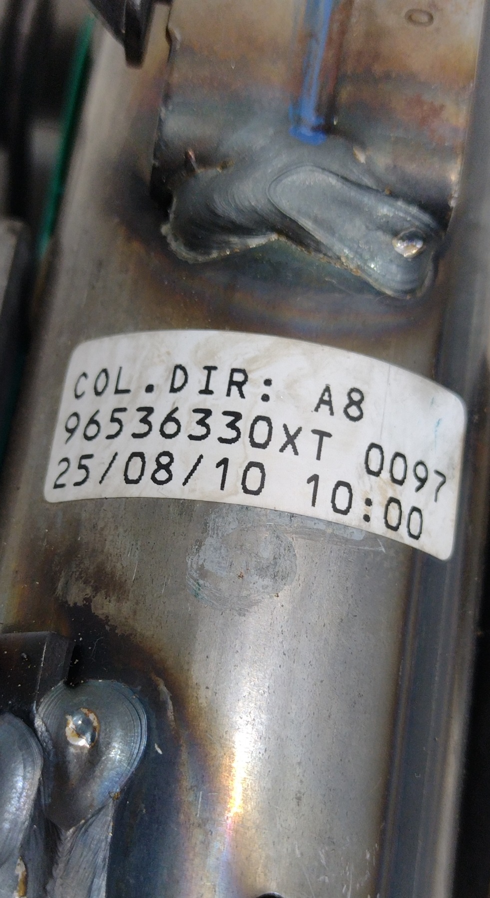 Coluna De Direção Escamoteável Citroen C3 2011 Original 6