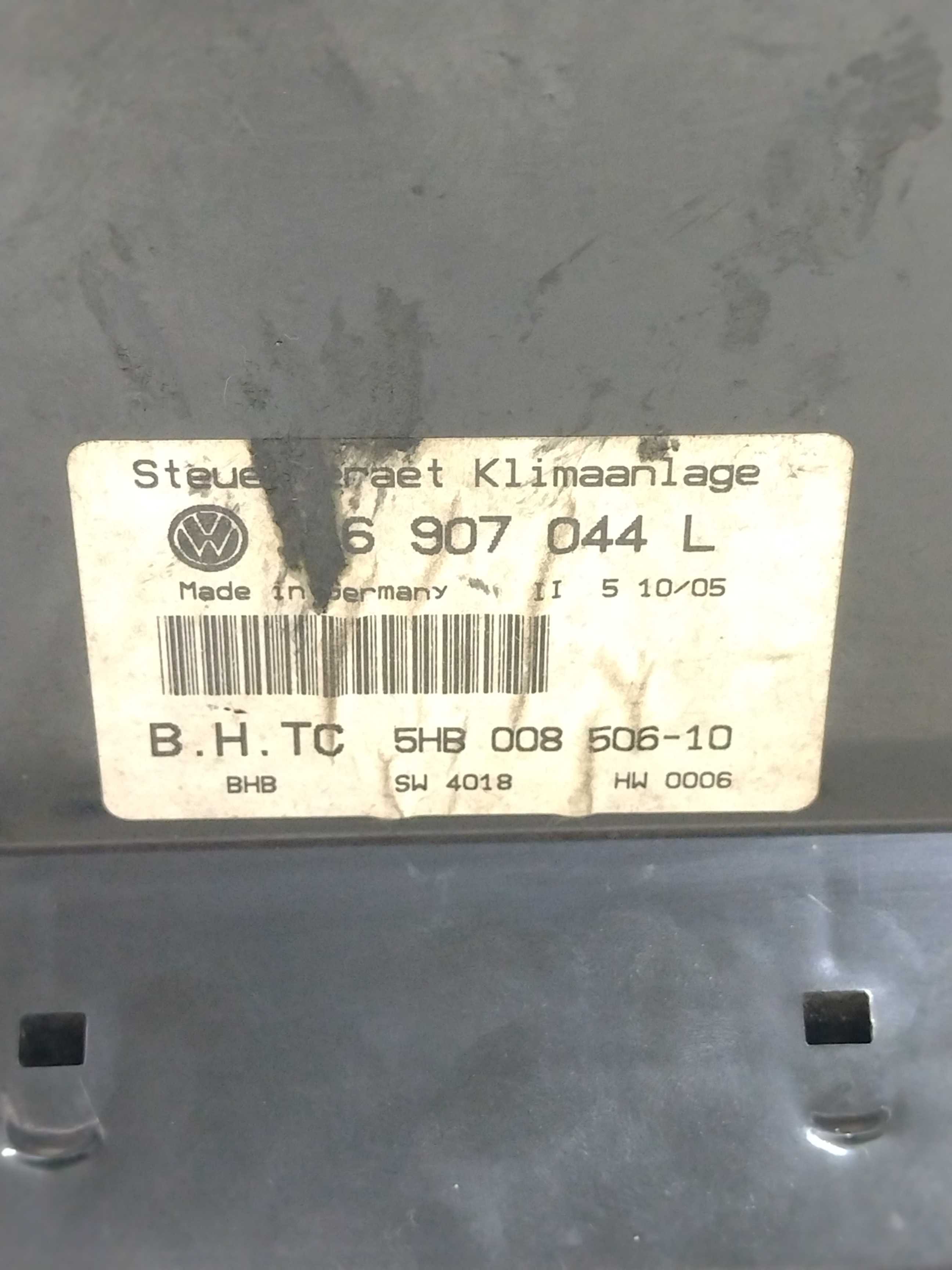 Comando De Ar Cond Touareg Vw 2005 Original 5