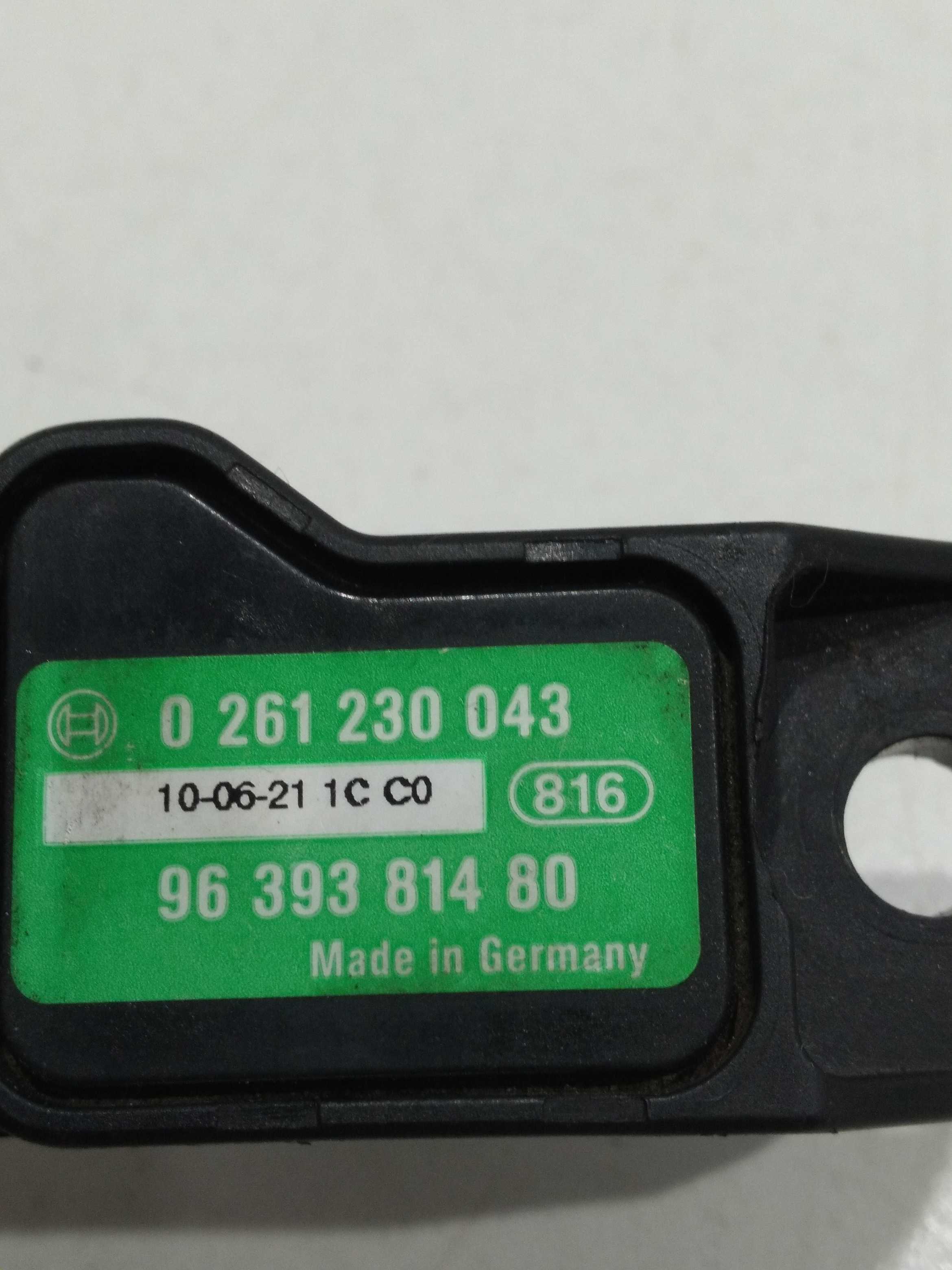 Sensor Map Citroën C3 Glx 1.4 8v  2011 2