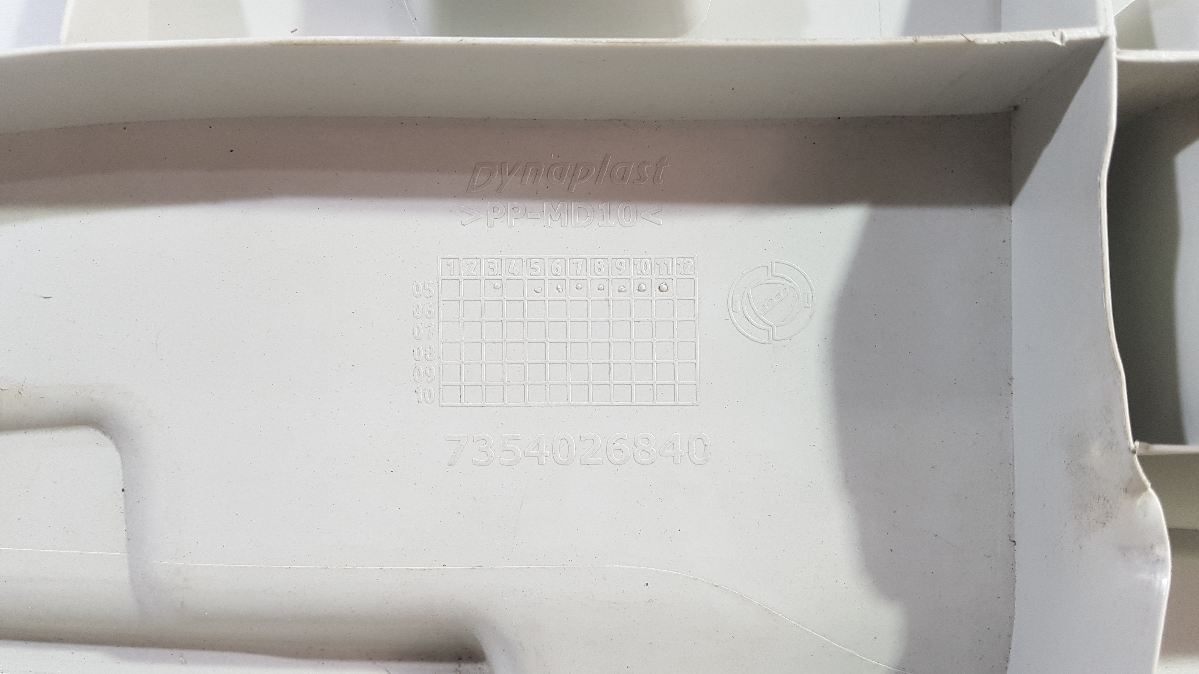 Moldura Quebra Sol Fiat Idea Elx Flex 2006 Original 5