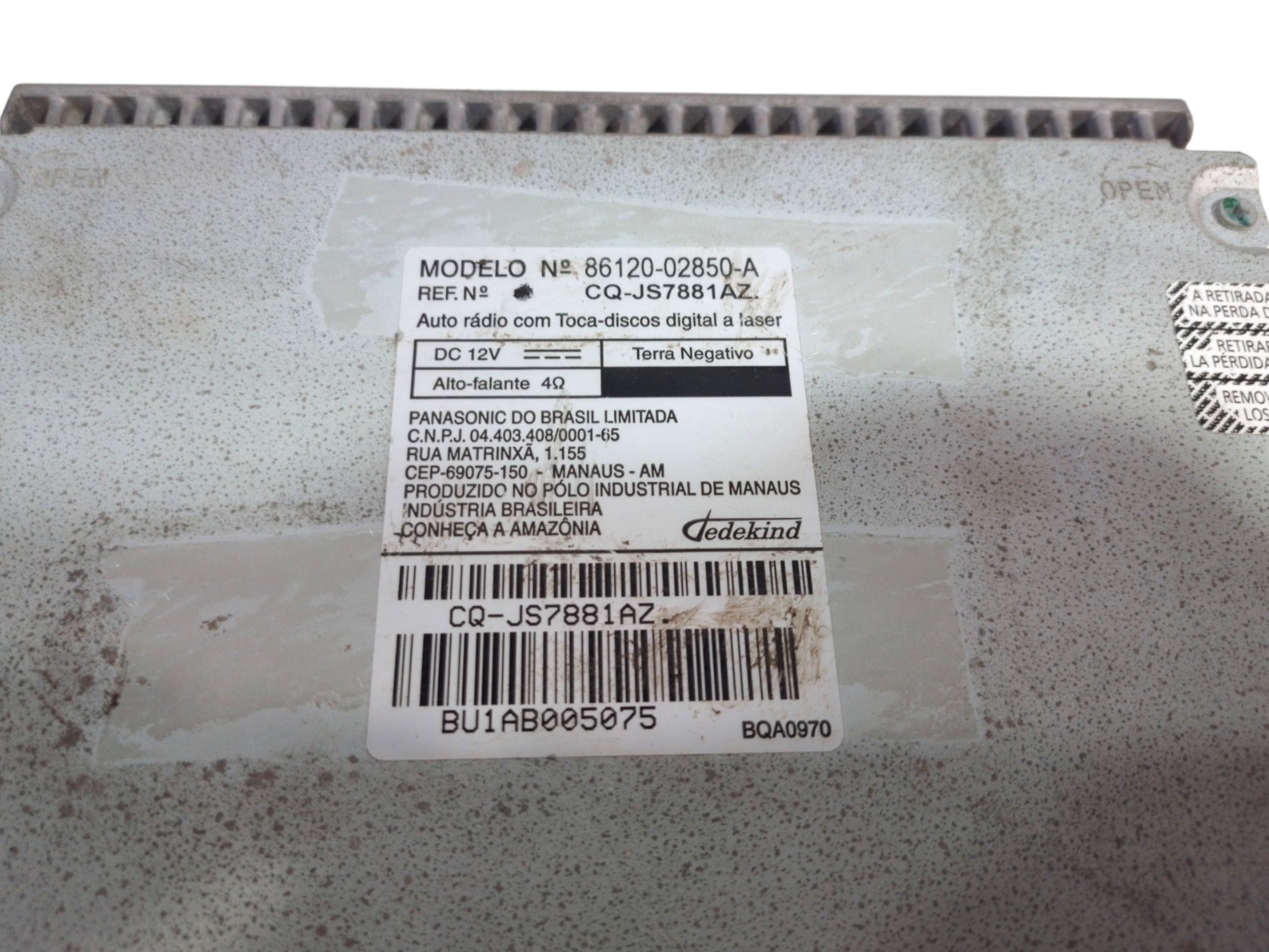 Rádio Toyota Corolla 2009 2010 2011 2012 Original Sem Botão 13