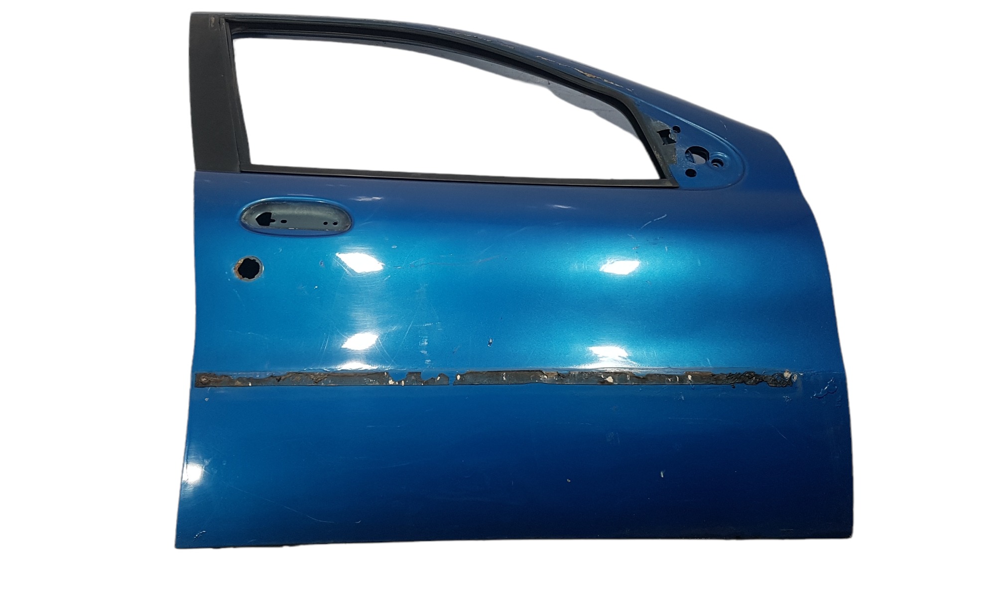 Porta Dianteira Esquerdo Fiat Palio Weekend 2000 Original  Dianteira Direito Azul