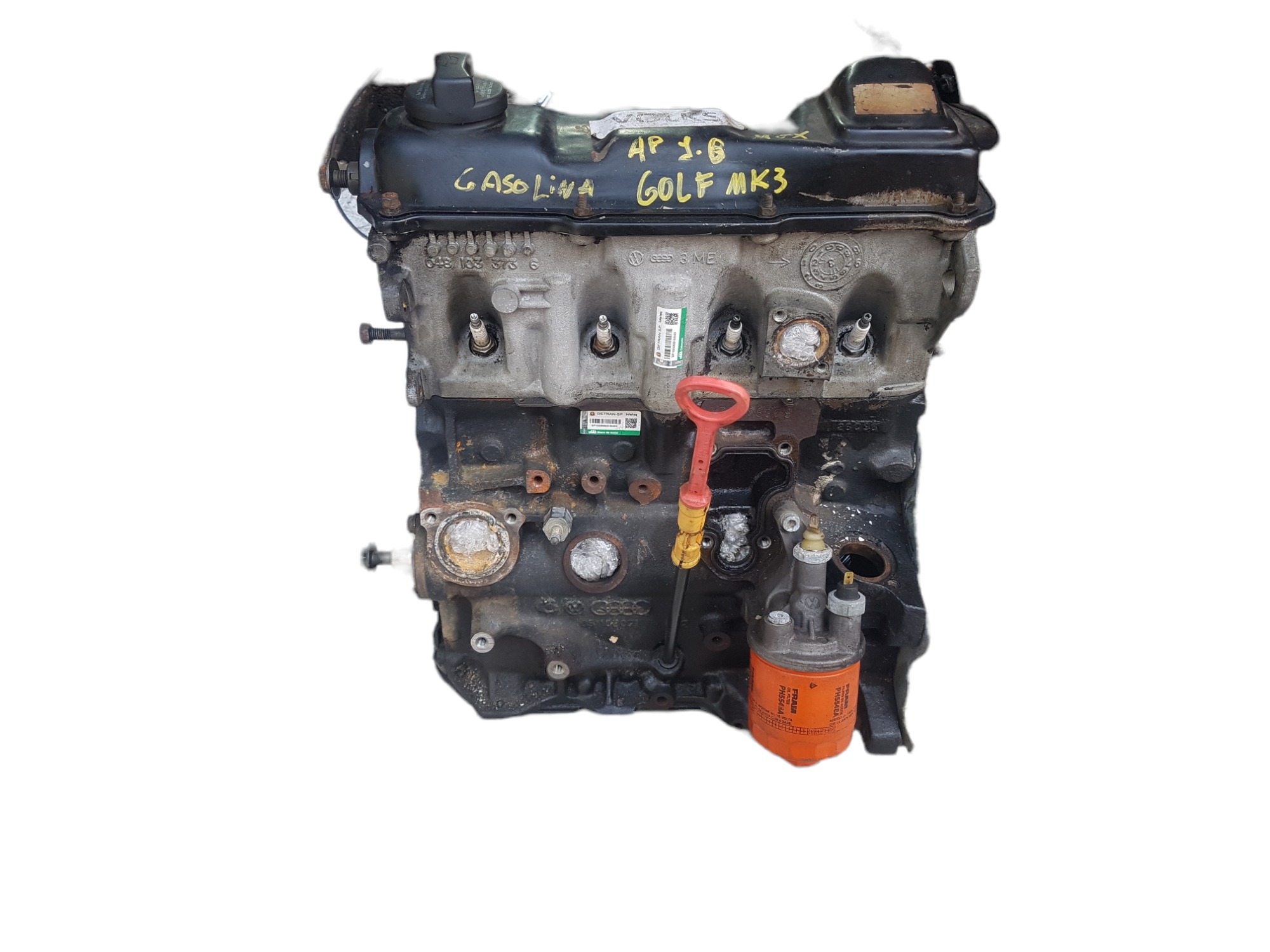 Motor Parcial Vw Golf A.p 1.8 Mex 1996 Original