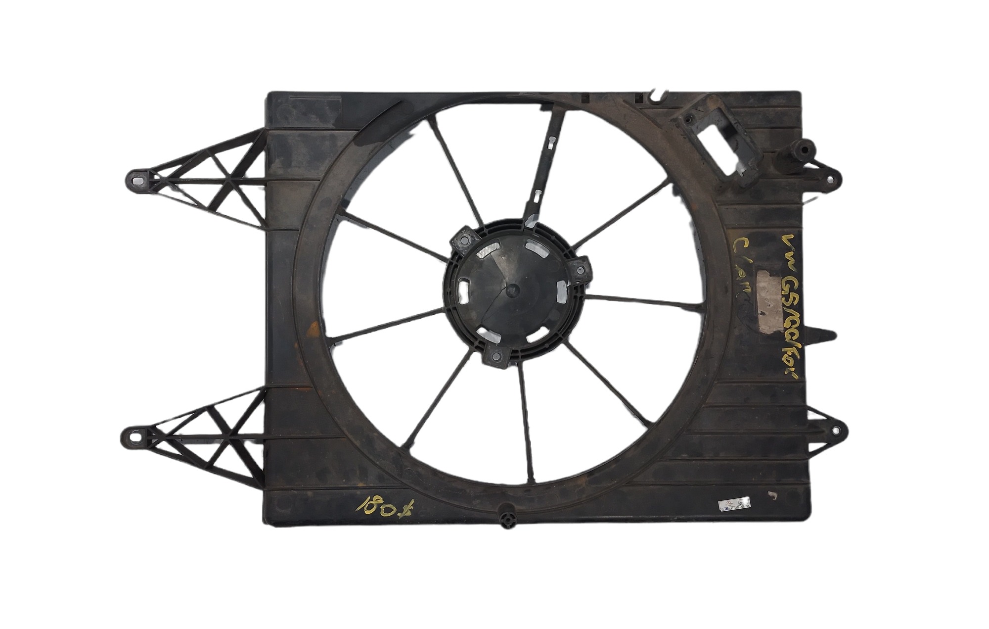 Defletor Ventoinha Vw Gol G5 A G8 / Fox / Polo Original 9