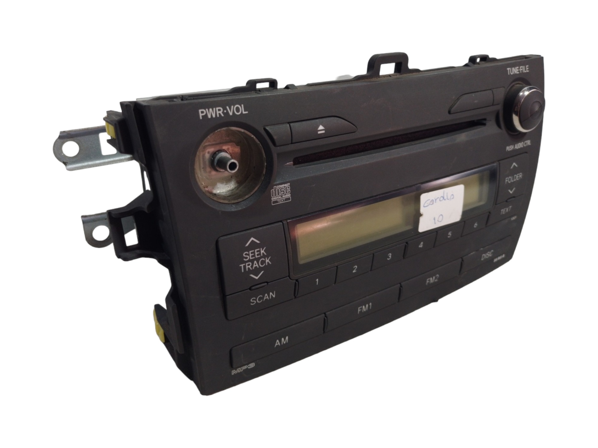 Rádio Toyota Corolla 2009 2010 2011 2012 Original Sem Botão 3