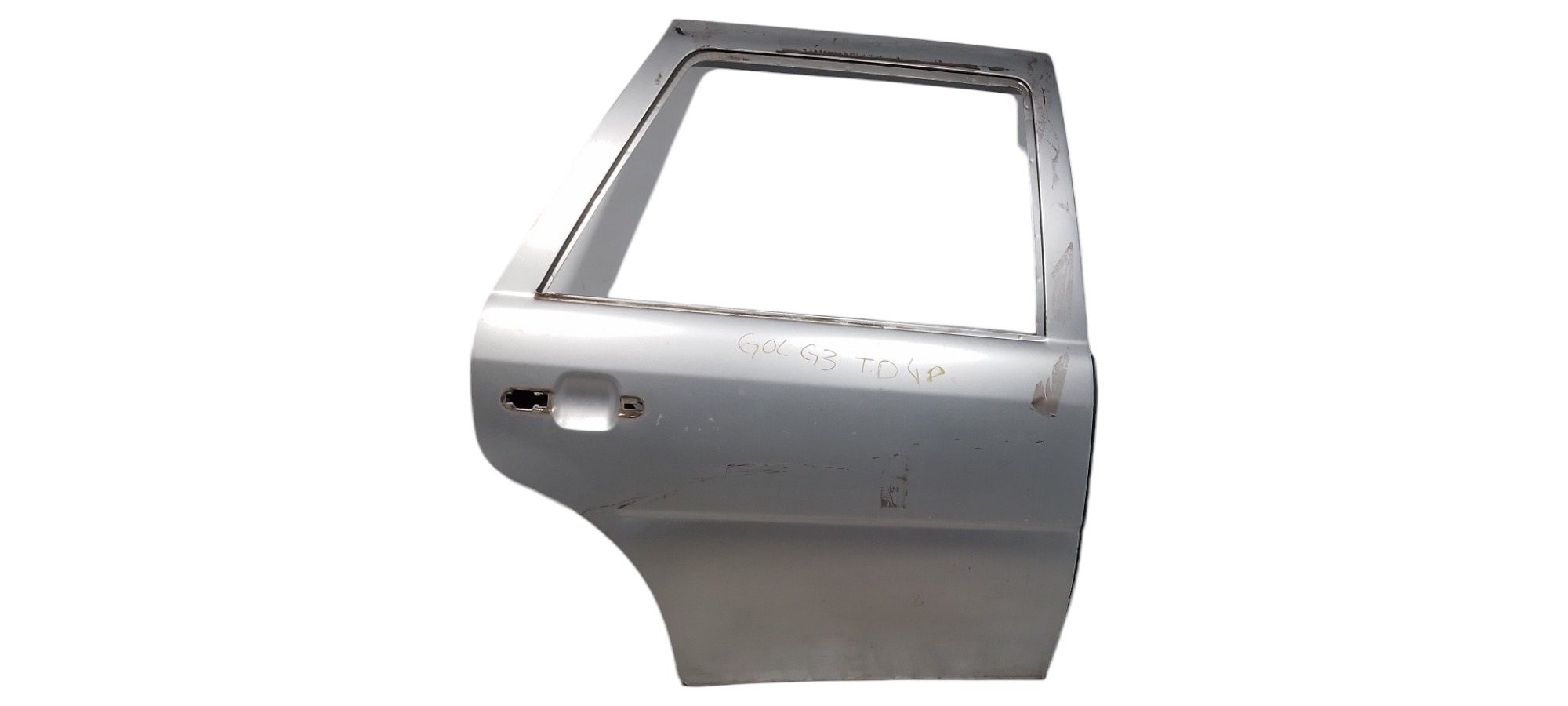 Porta Traseira Direita 4p Vw Gol G3 2000 2005 Original Traseira Direito Prata