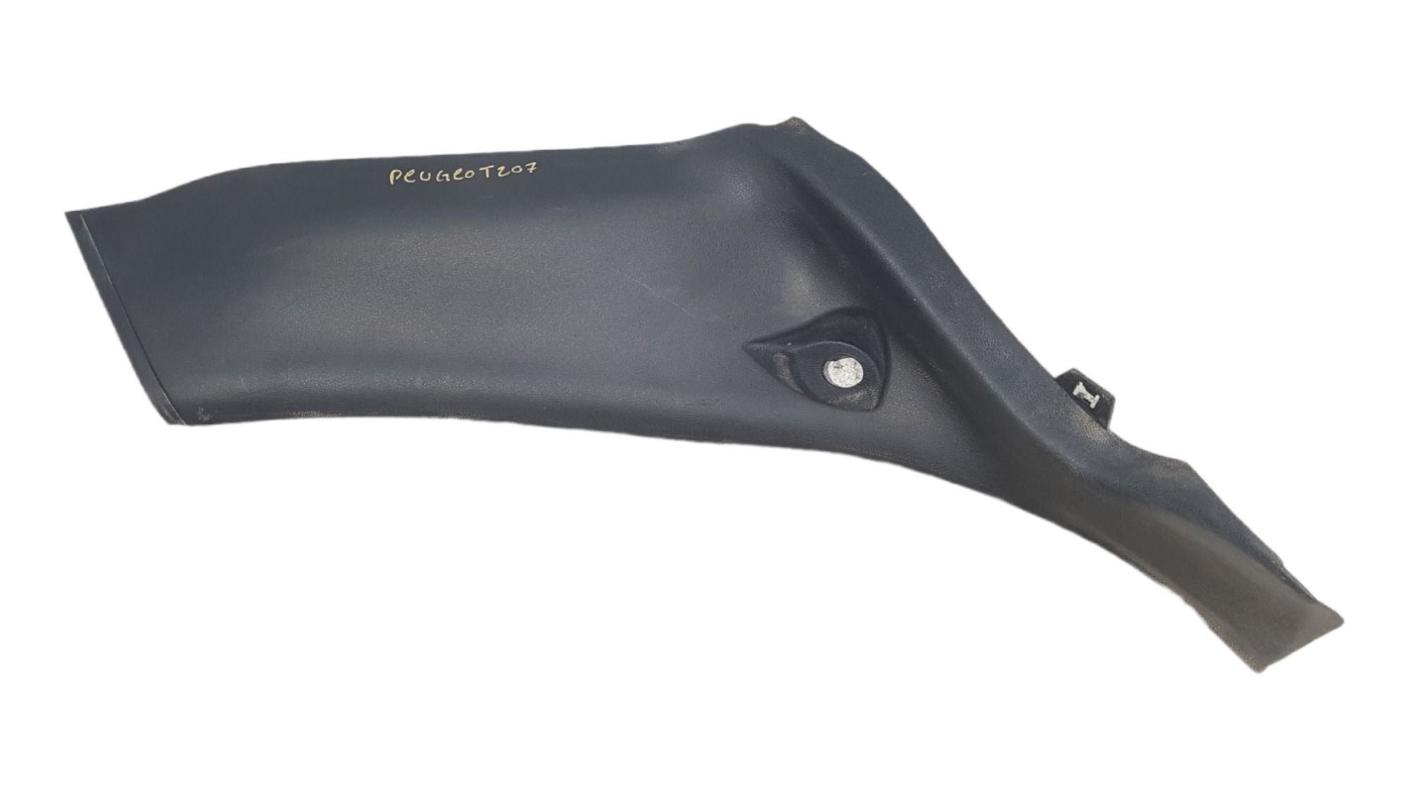 Acabamento Soleira Traseira Direita Peugeot 207 Sedan Preto 3
