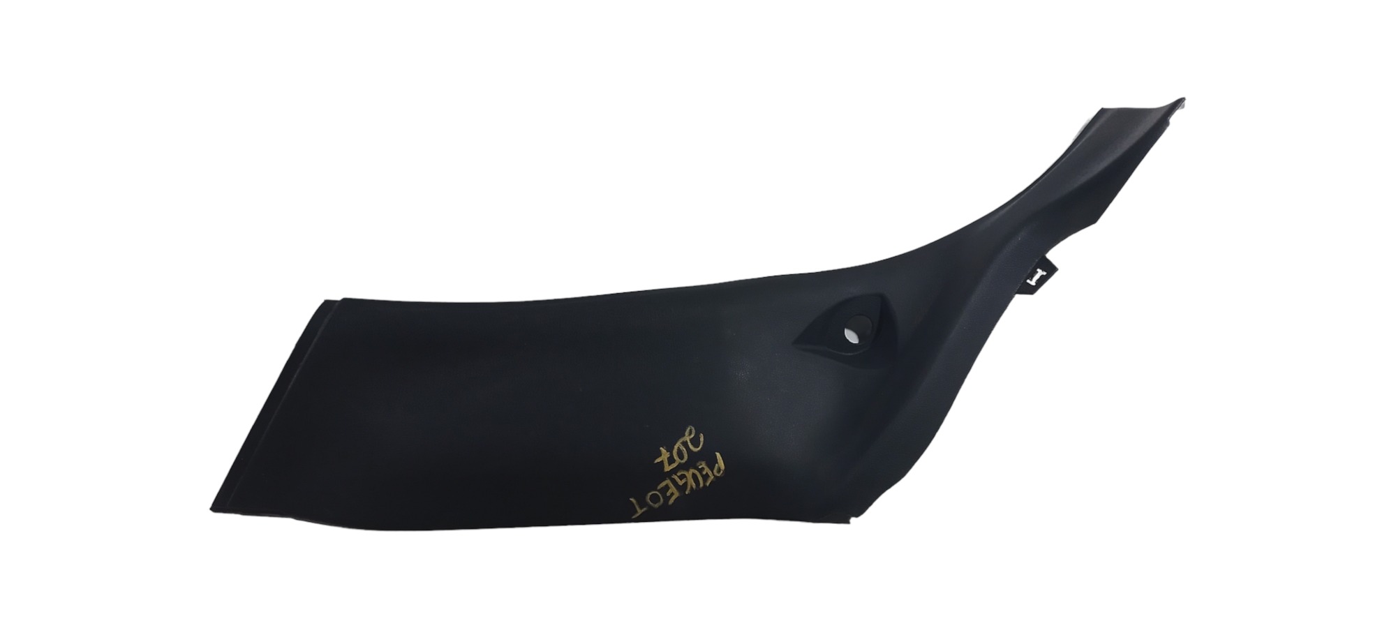 Acabamento Soleira Traseira Esquerda Peugeot 207 Sedan Preto 3