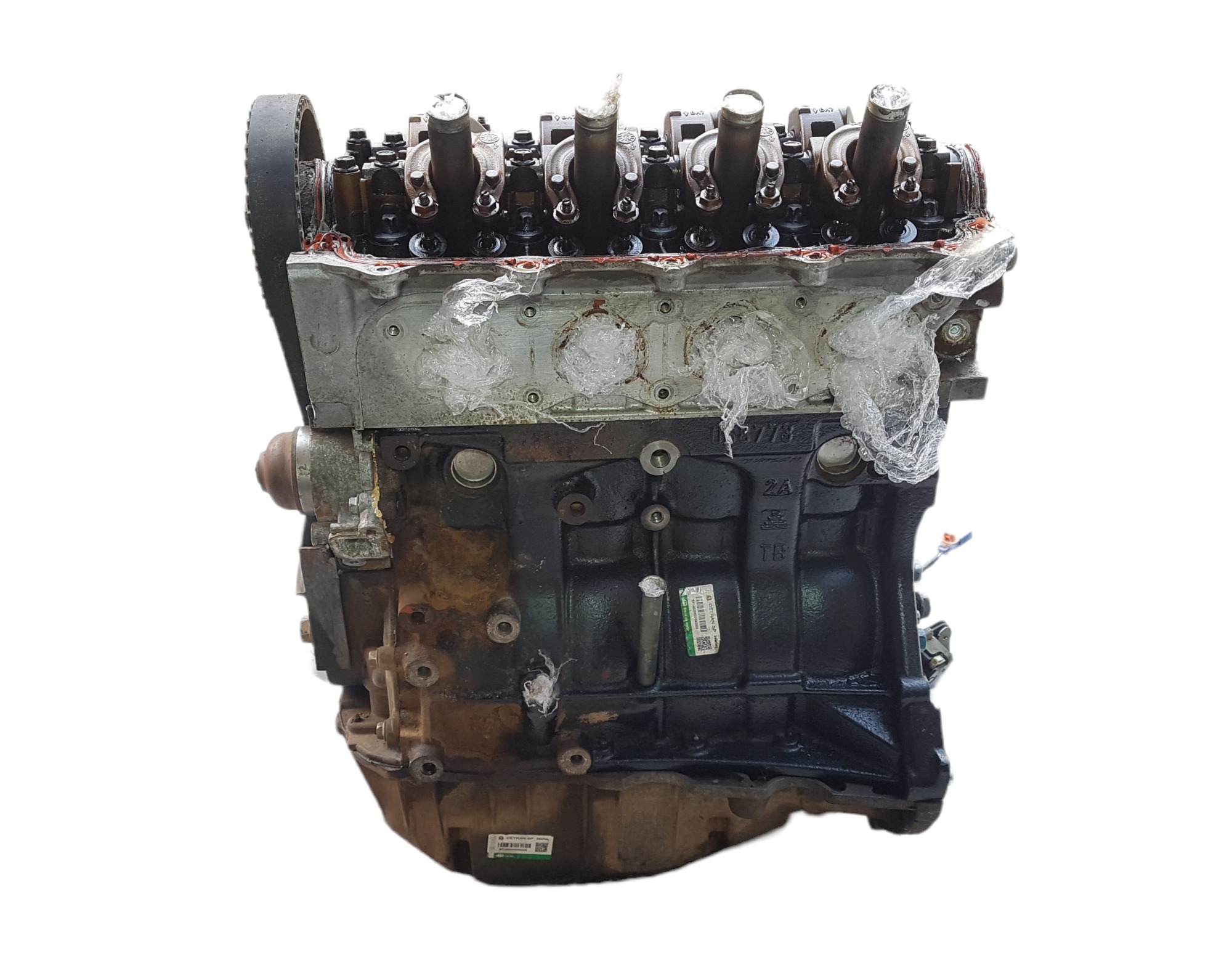 Motor Parcial Peugeot 206 2003 2004 1.0 16v Gas Revisado