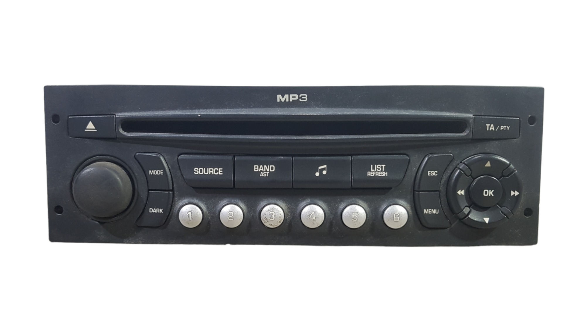 Rádio Mp3 Automotivo Peugeot 307 Pr Pk 2010 Original 2