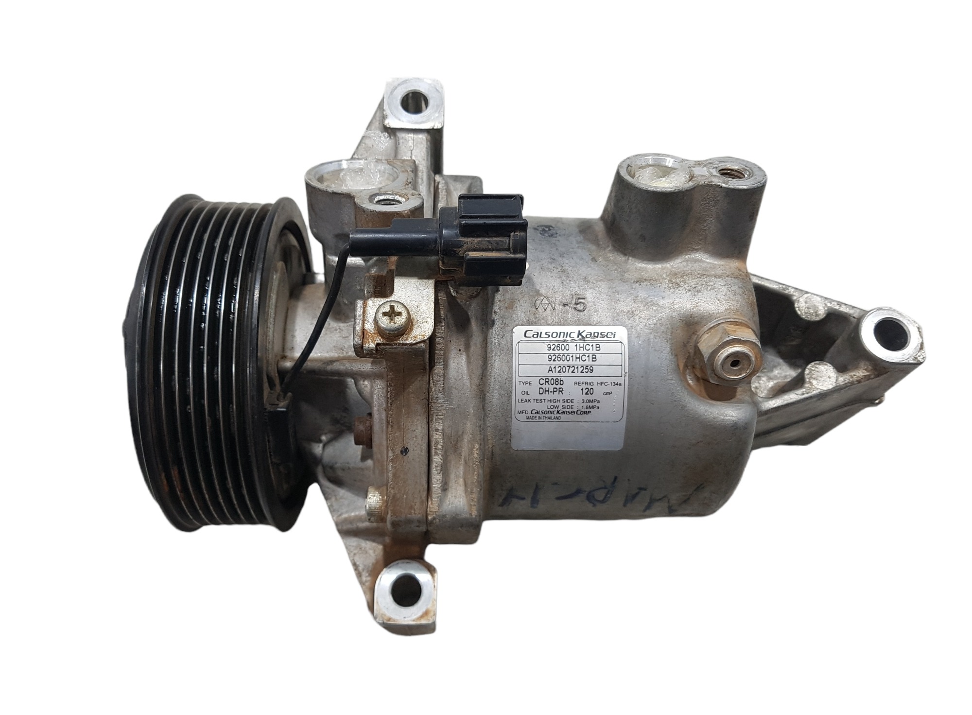 Compressor Ar Cond Nissan March 2013 1.6 Original 3
