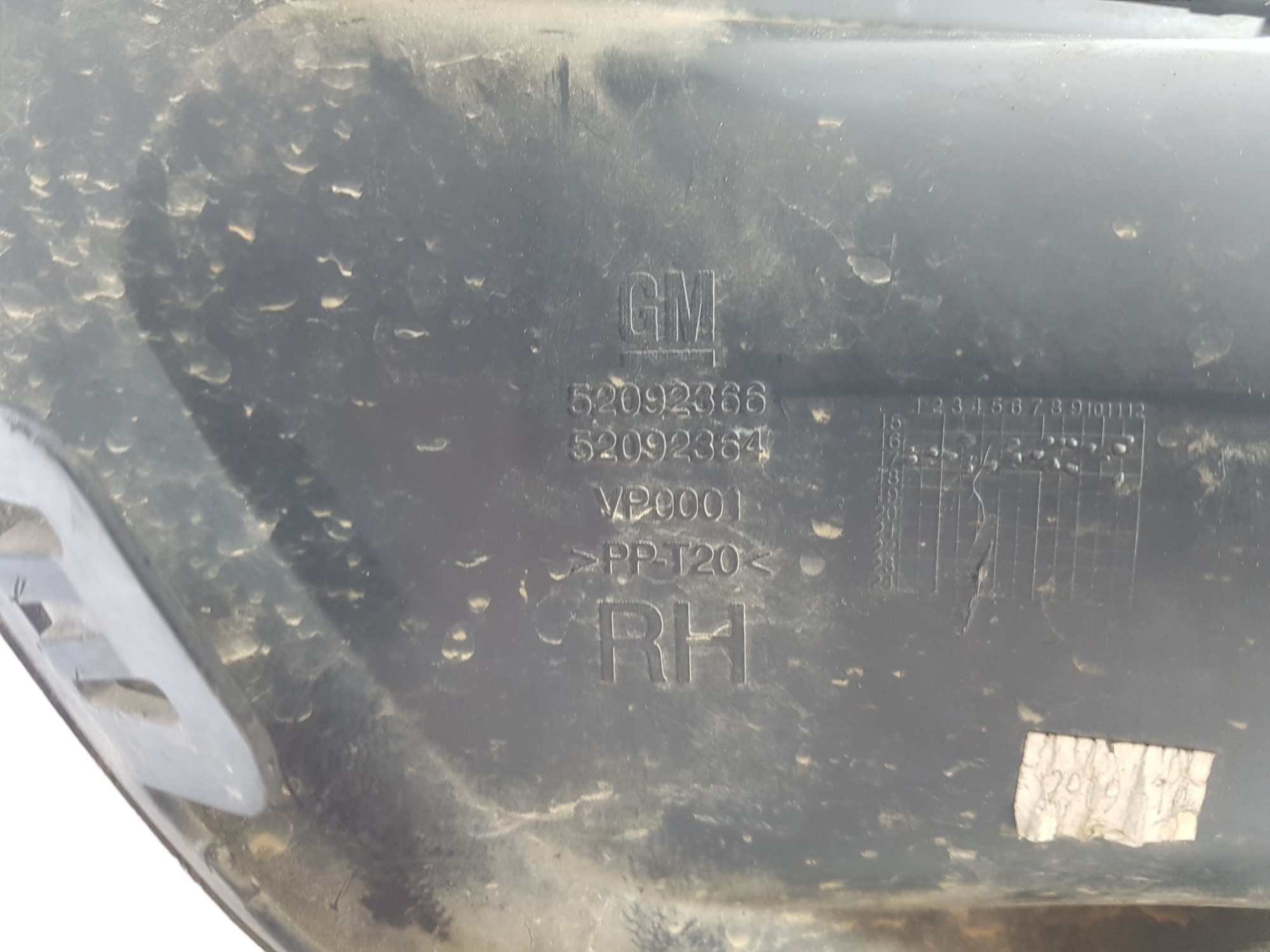 Moldura Farol Milha Direita Gm Onix Lt 2018 Original 5209236 7