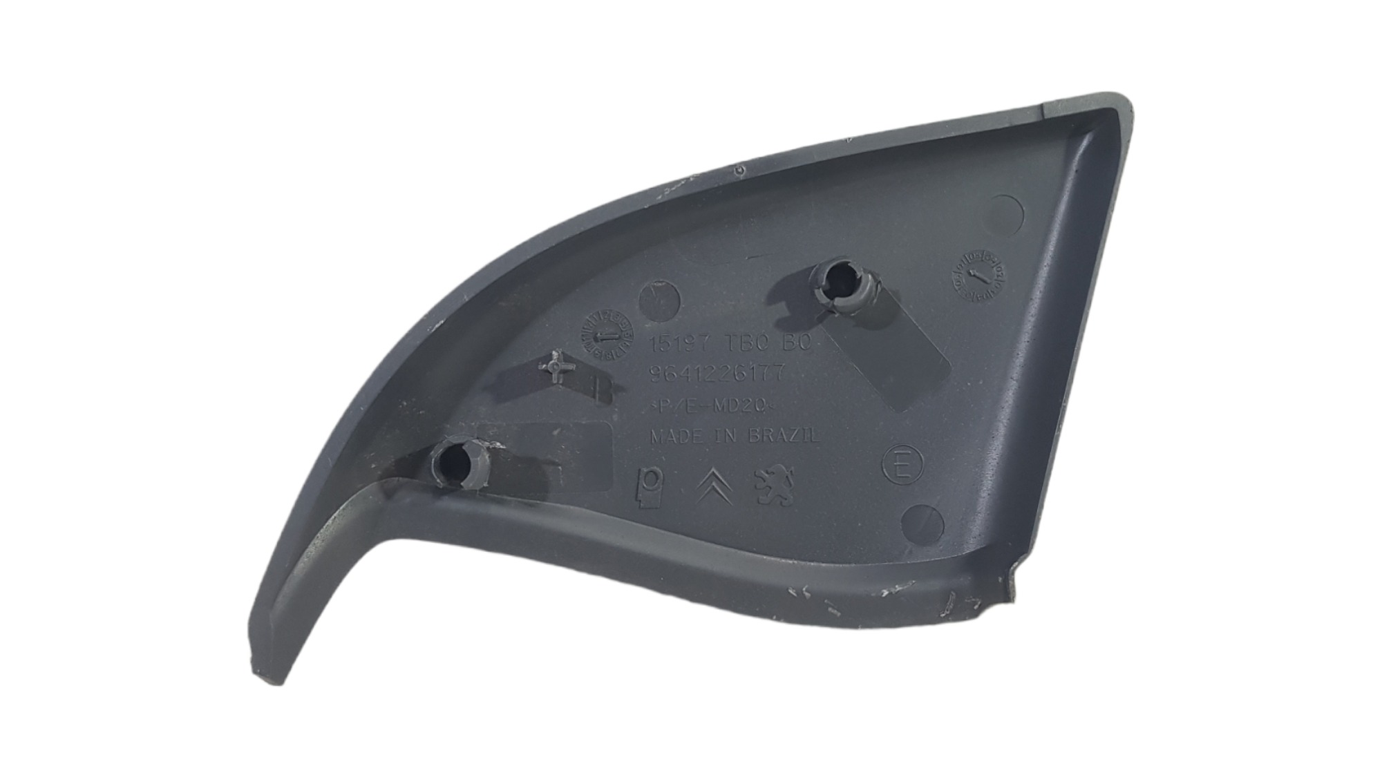 Acabamento Int. Retrovisor L. E Citroen C3 2008 Orig 2