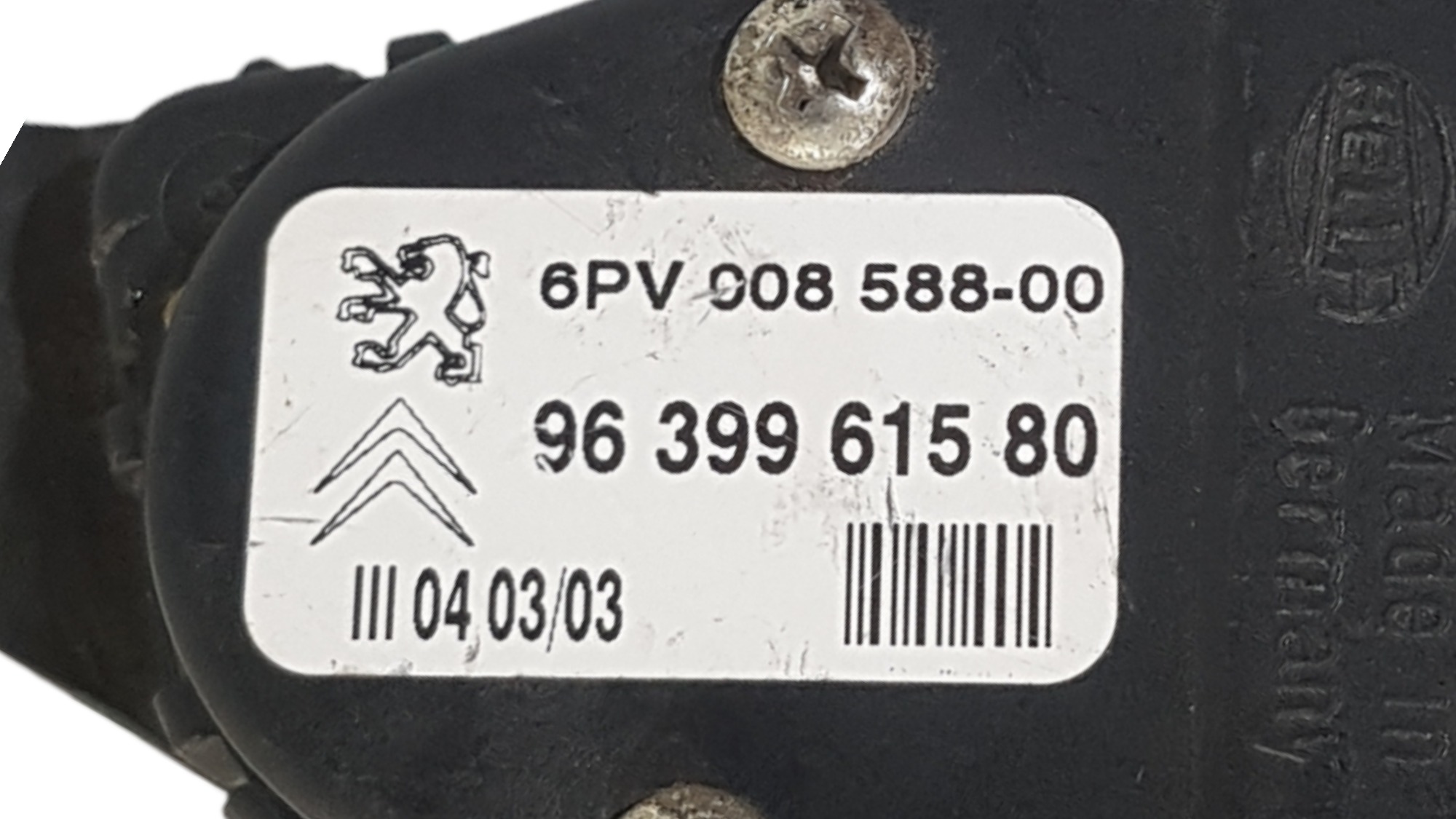 Pedal Acelerador Peugeot 206 1998 99 00 01 02 03 2004 19