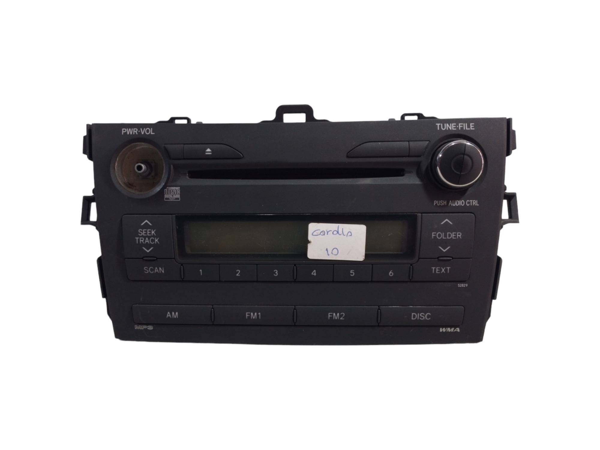 Rádio Toyota Corolla 2009 2010 2011 2012 Original Sem Botão