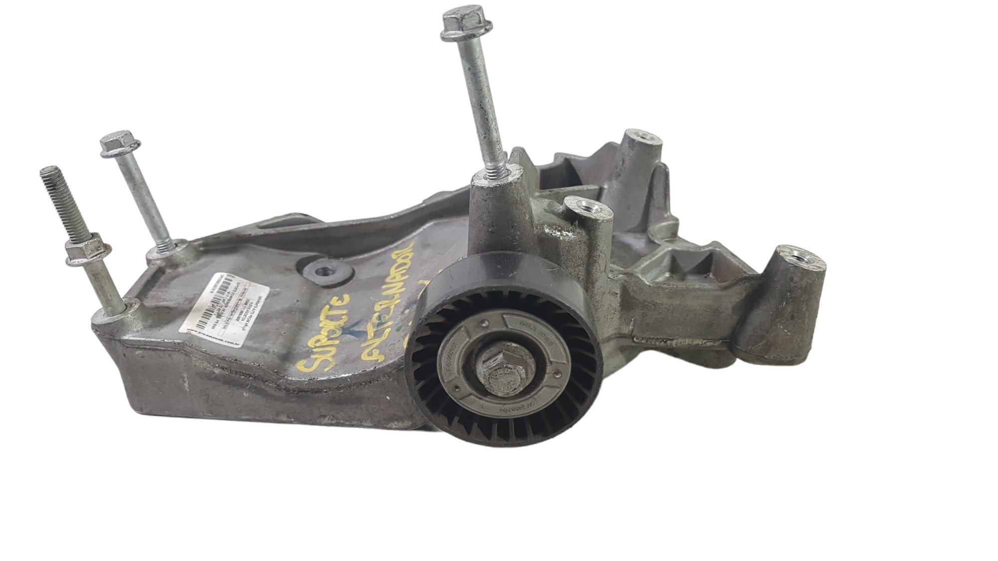 Suporte Alternador Compressor Gm Spin 2017 Original 3