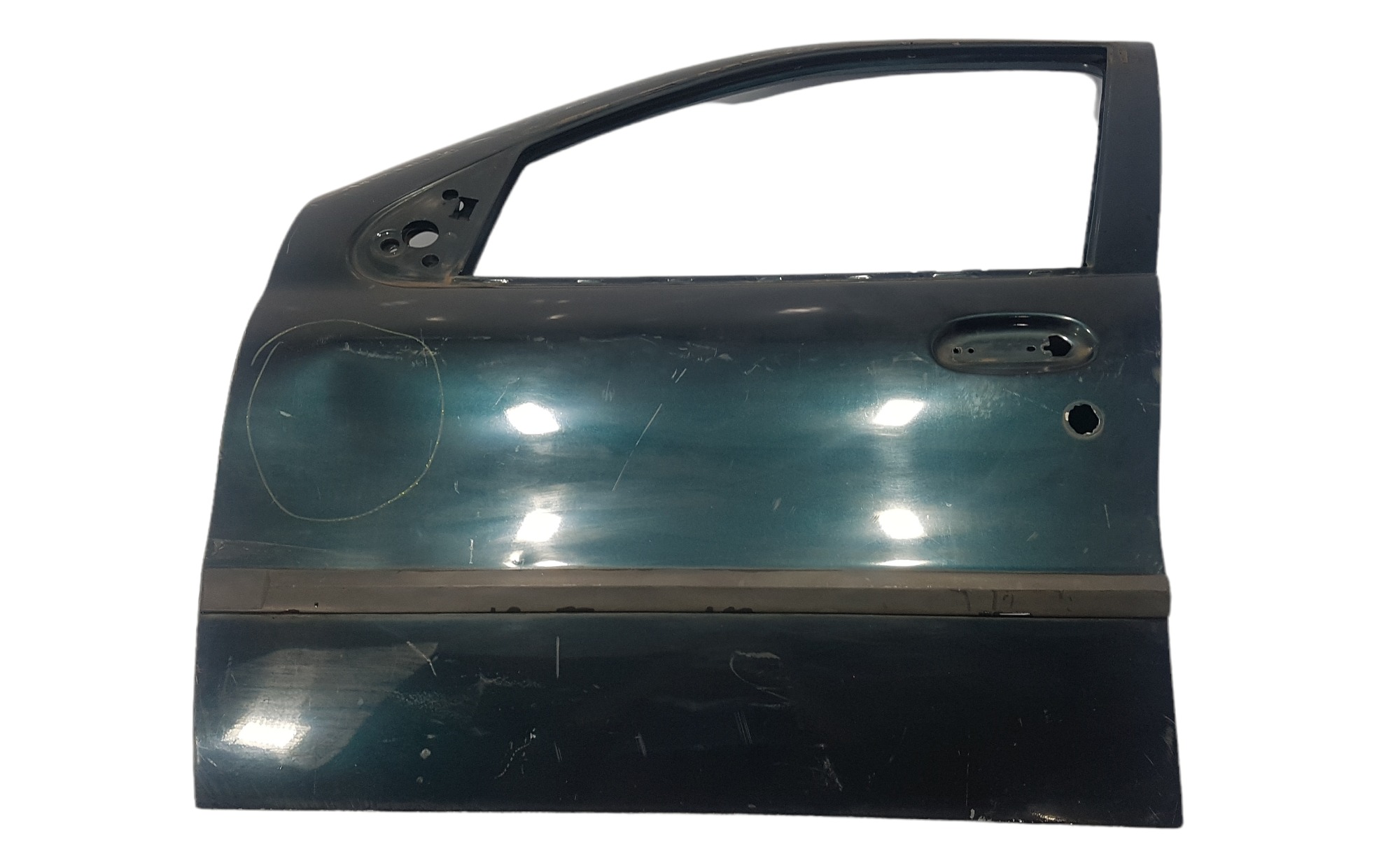 Porta Dianteira Esquerdo Fiat Palio 1999 Original  Dianteira Esquerdo Verde