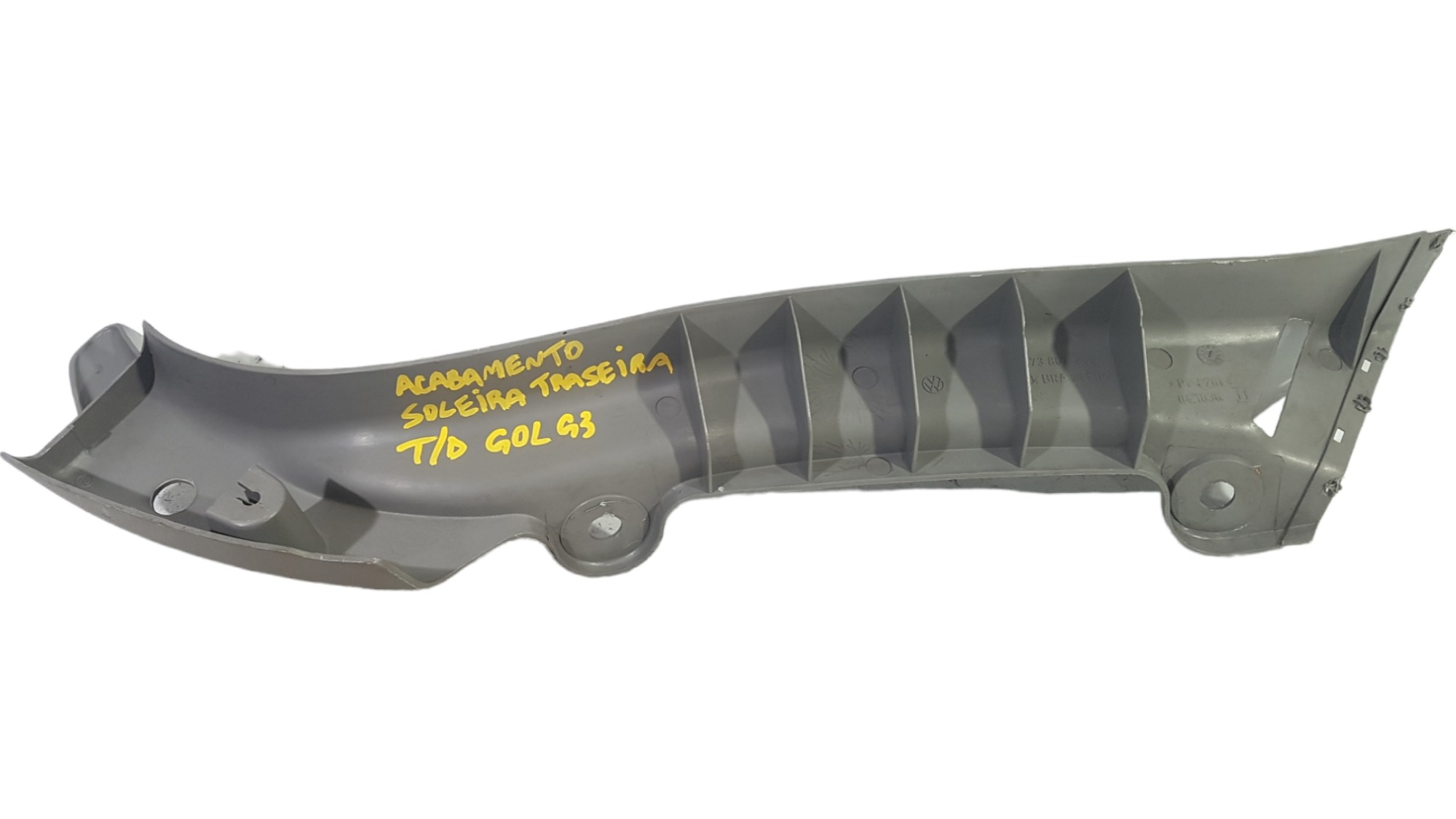 Acabamento Soleira Traseira Direita Vw Gol G3 2001 A 2005 Or Cinza 7
