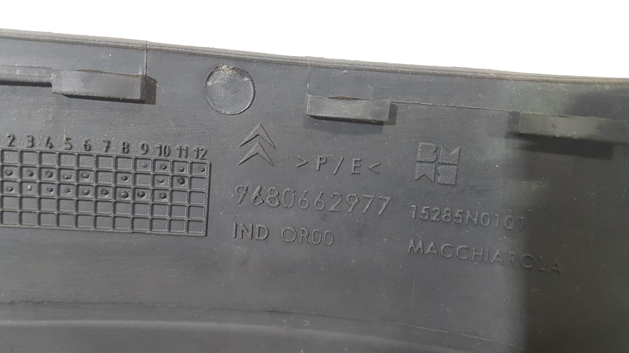 Acabamento Superior Chave Seta Citroen C3 2008 Orig 5