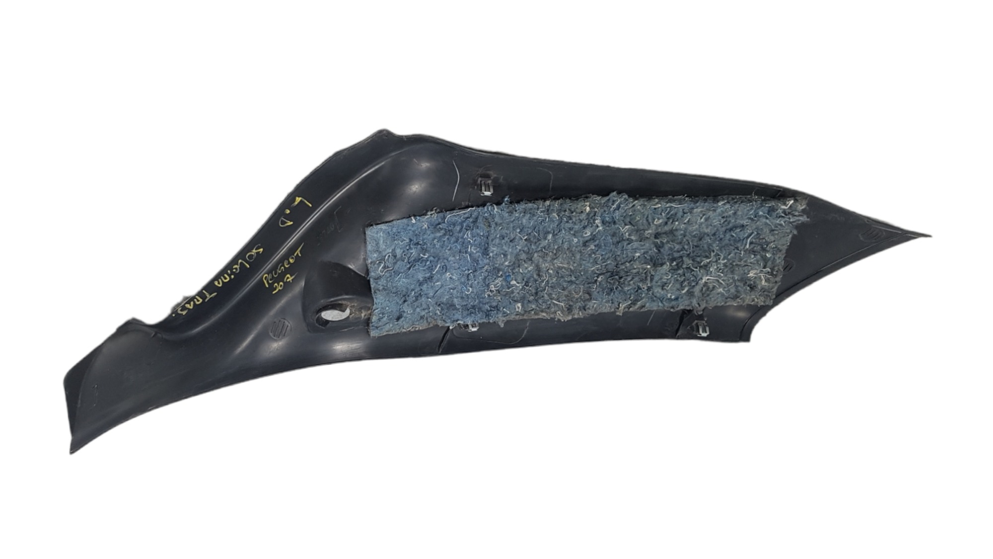 Acabamento Soleira Traseira Direita Peugeot 207 Sedan Preto 7