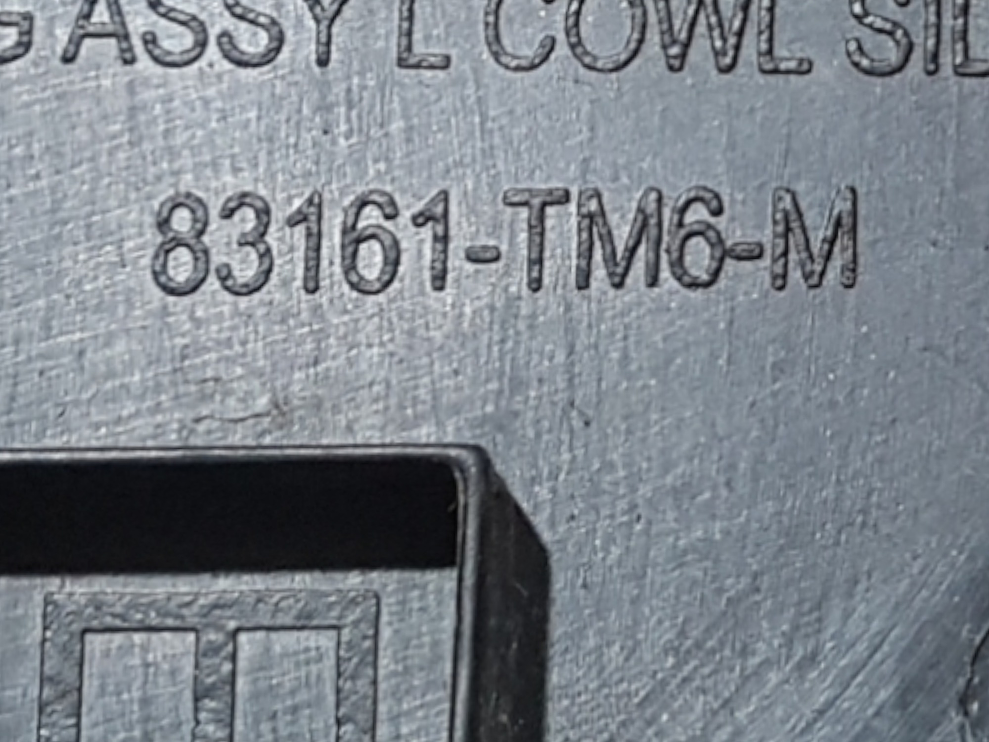 Acabamento Pé Coluna D Esquerda Honda City 2013 Orig Usado 4