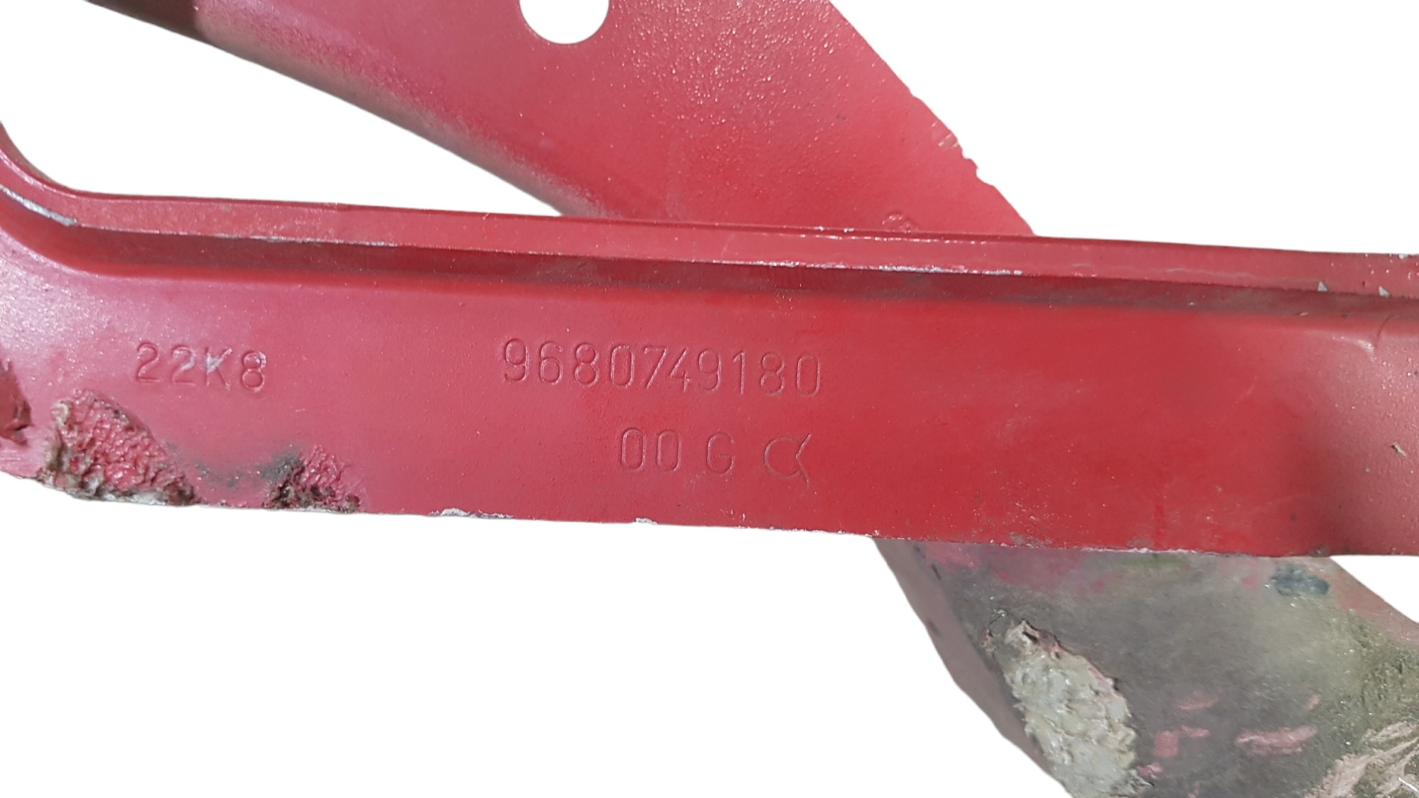 Dobradiça Esquerda Capô Peugeot 307 16 2010 Original 4