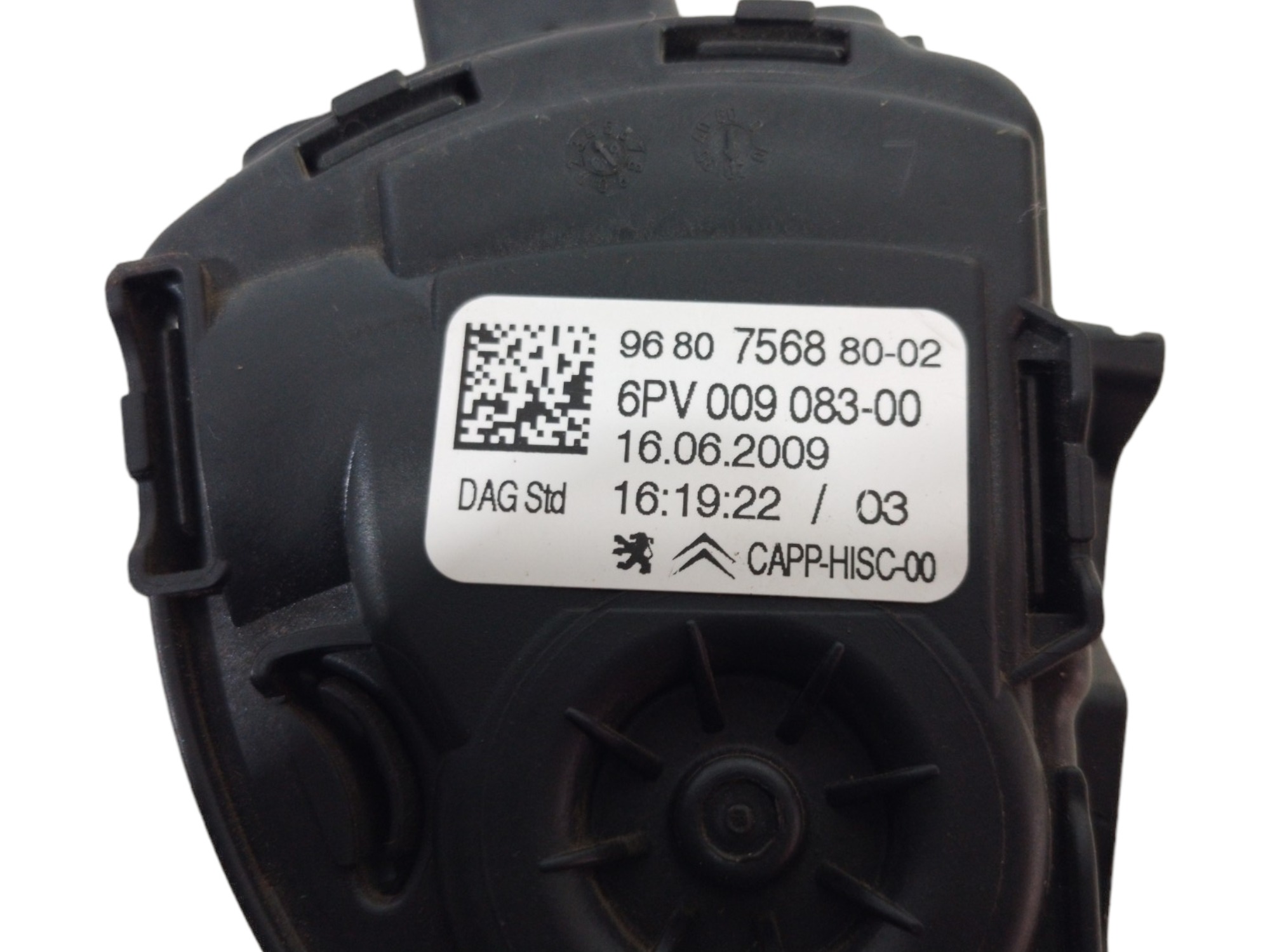 Pedal Acelerador Peugeot 307 1.6 16v Manual 2010 2011 2012 11