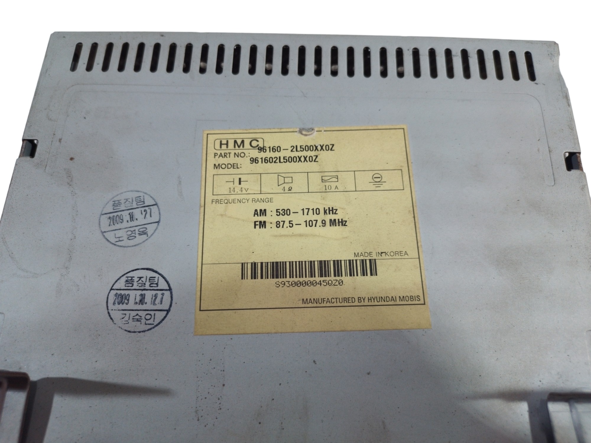 Rádio Hyundai I30 2009 2010 2011 Original Trincos 19