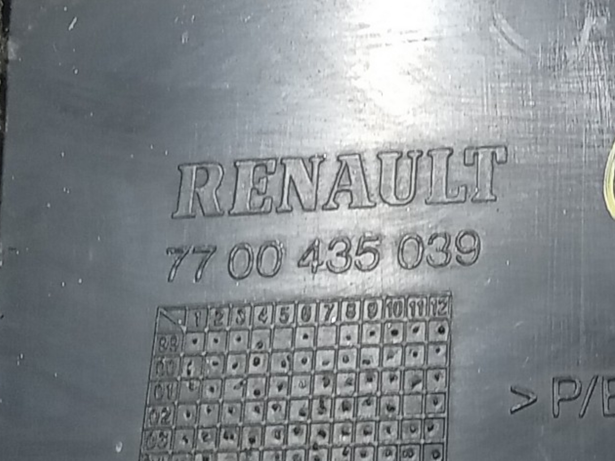 Acabamento Porta Malas Renault Clio 2000 Orig Usado 4