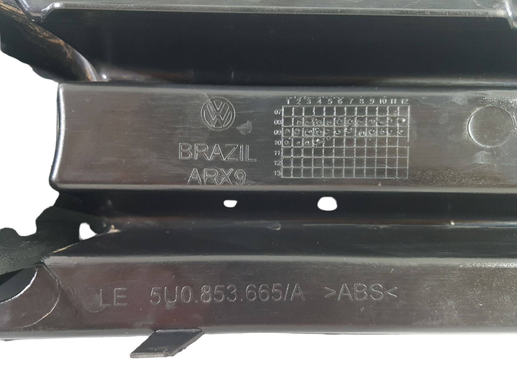 Moldura Faról Milha Direita Vw Gol G5 Original 5u0853666a 5