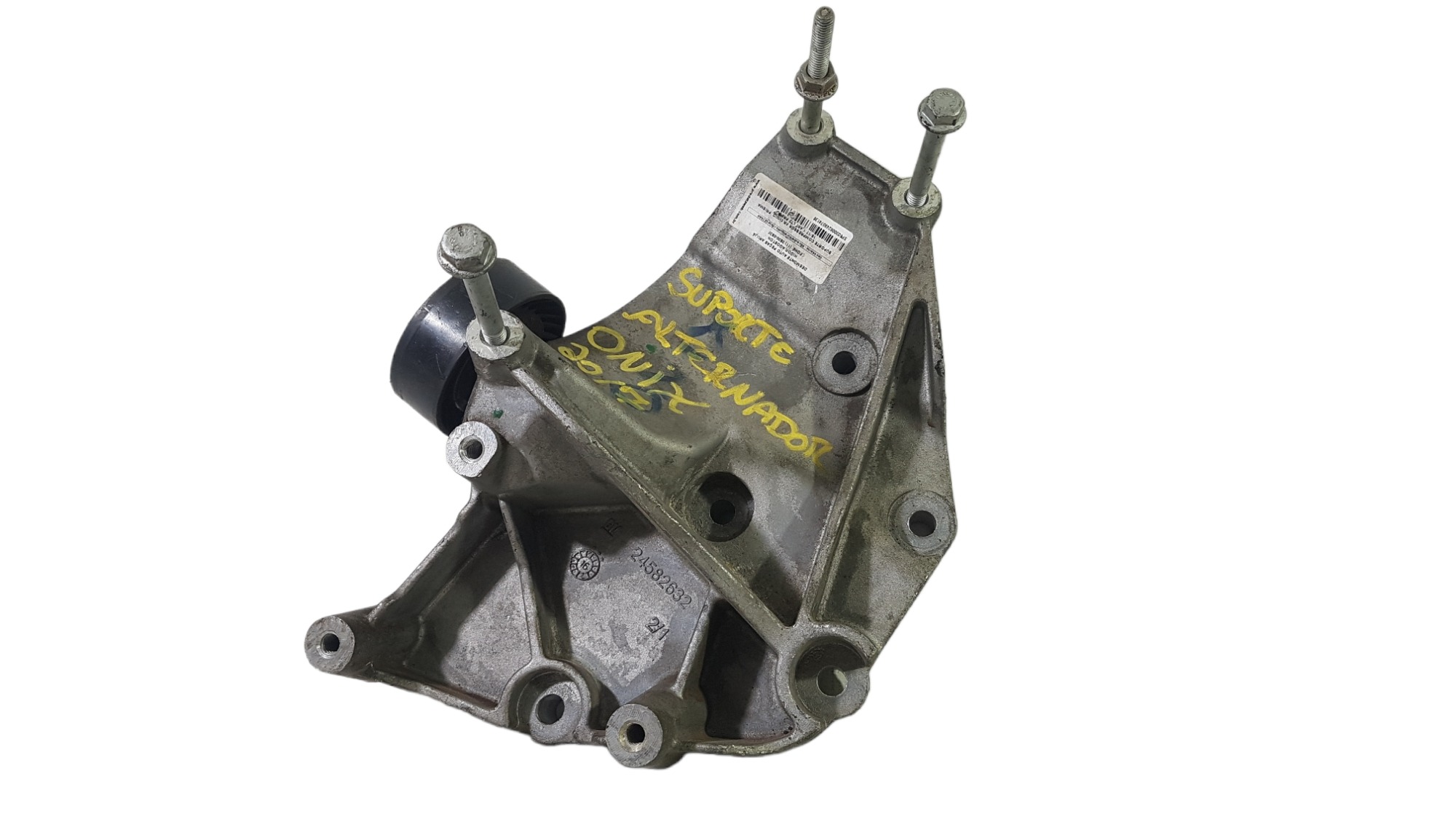 Suporte Alternador Compressor Gm Spin 2017 Original