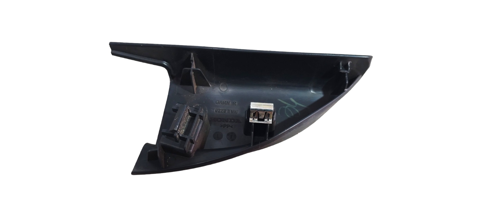 Moldura Int. Retrovisor Honda City 2013 Original Preto 5
