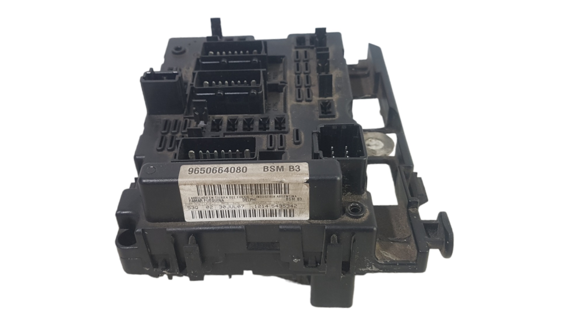 Caixa Fusível Bsm Peugeot 206 207 9650664080 Original Usado 3