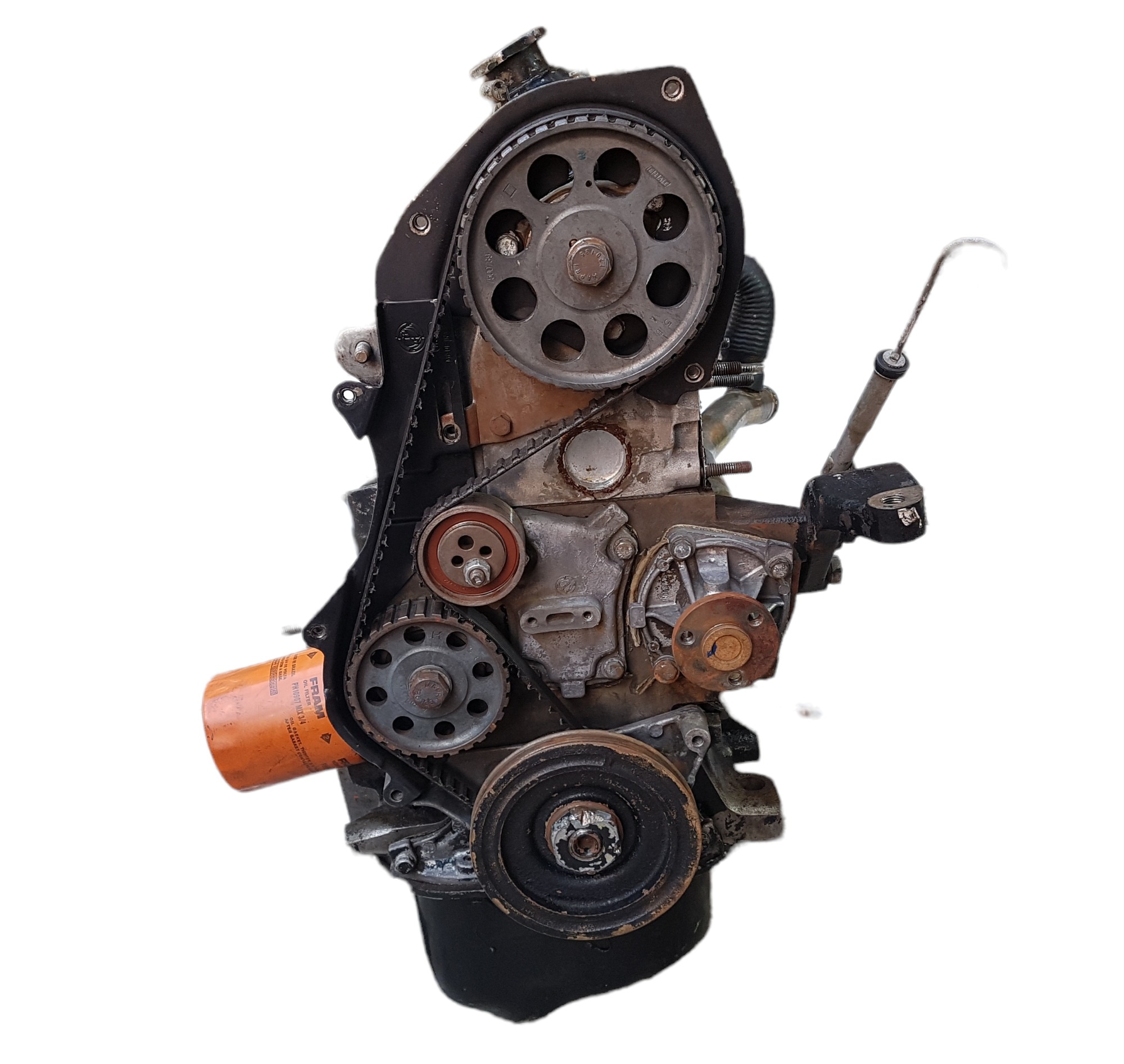 Motor Parcial Fiat Uno 1.0 Fiasa Carburado Gasolina Revisado 2