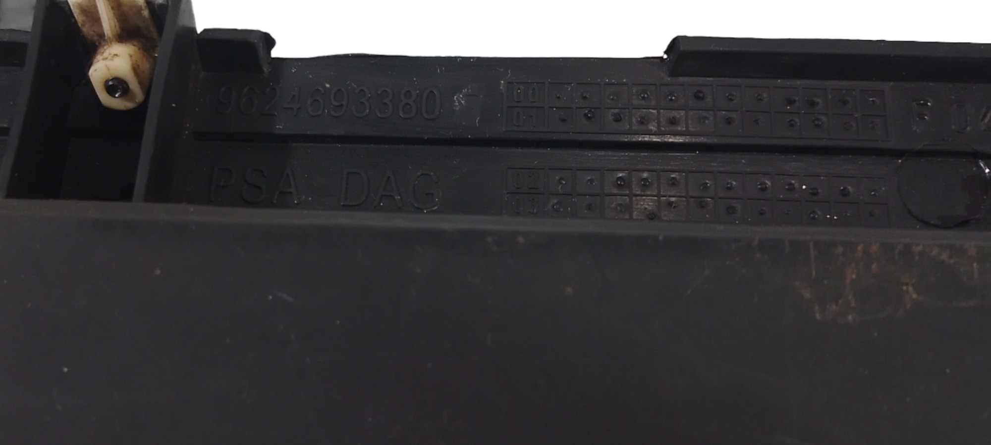 Porta Luvas Com Baú Peugeot 206 2005 Revestido Tecido Preto 15