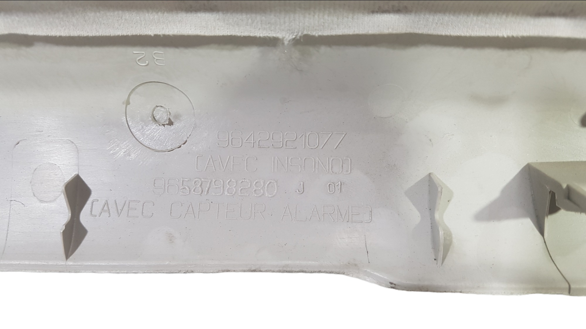 Acabamento Coluna Dianteira Direita Peugeot 307 2010 Origina 5