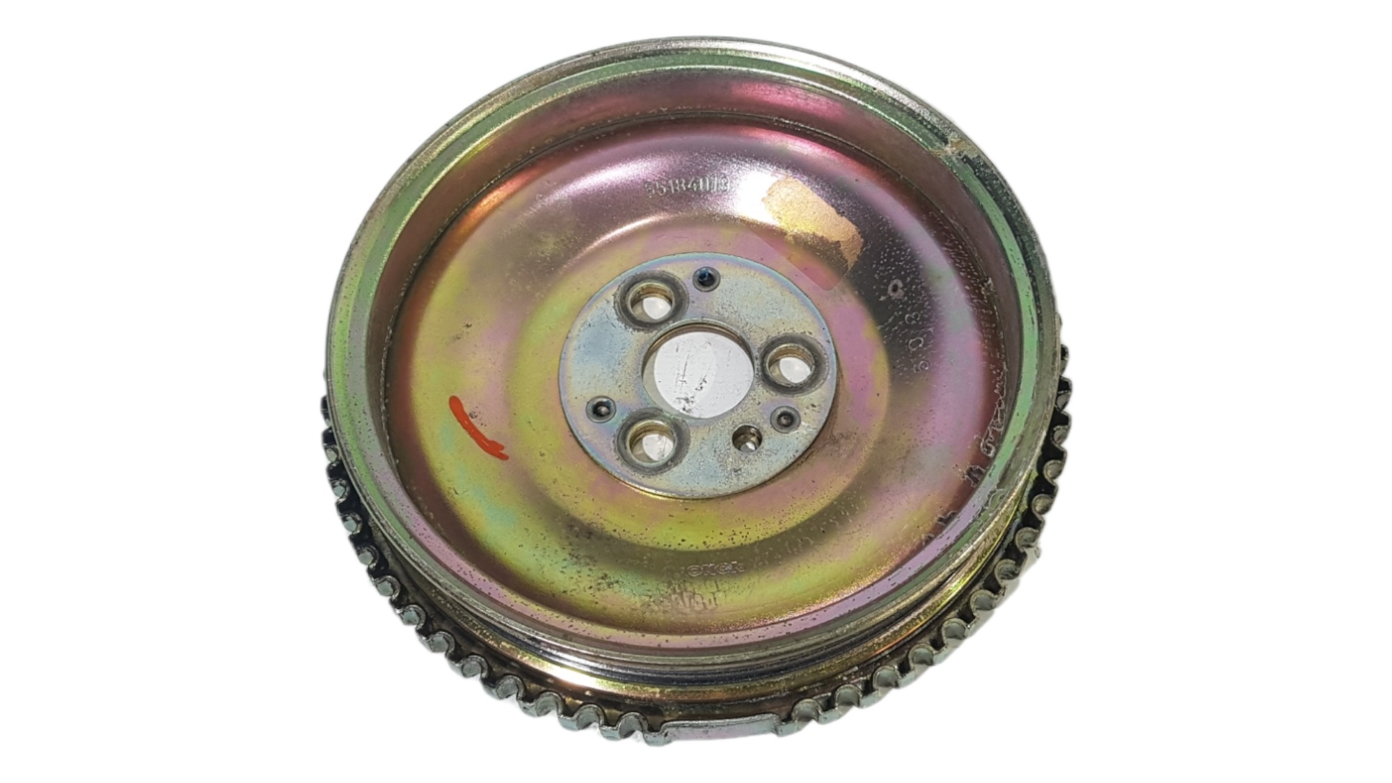 Polia Virabrequim Fiat Palio 2004 1.0 8v 55184018 Onca 7