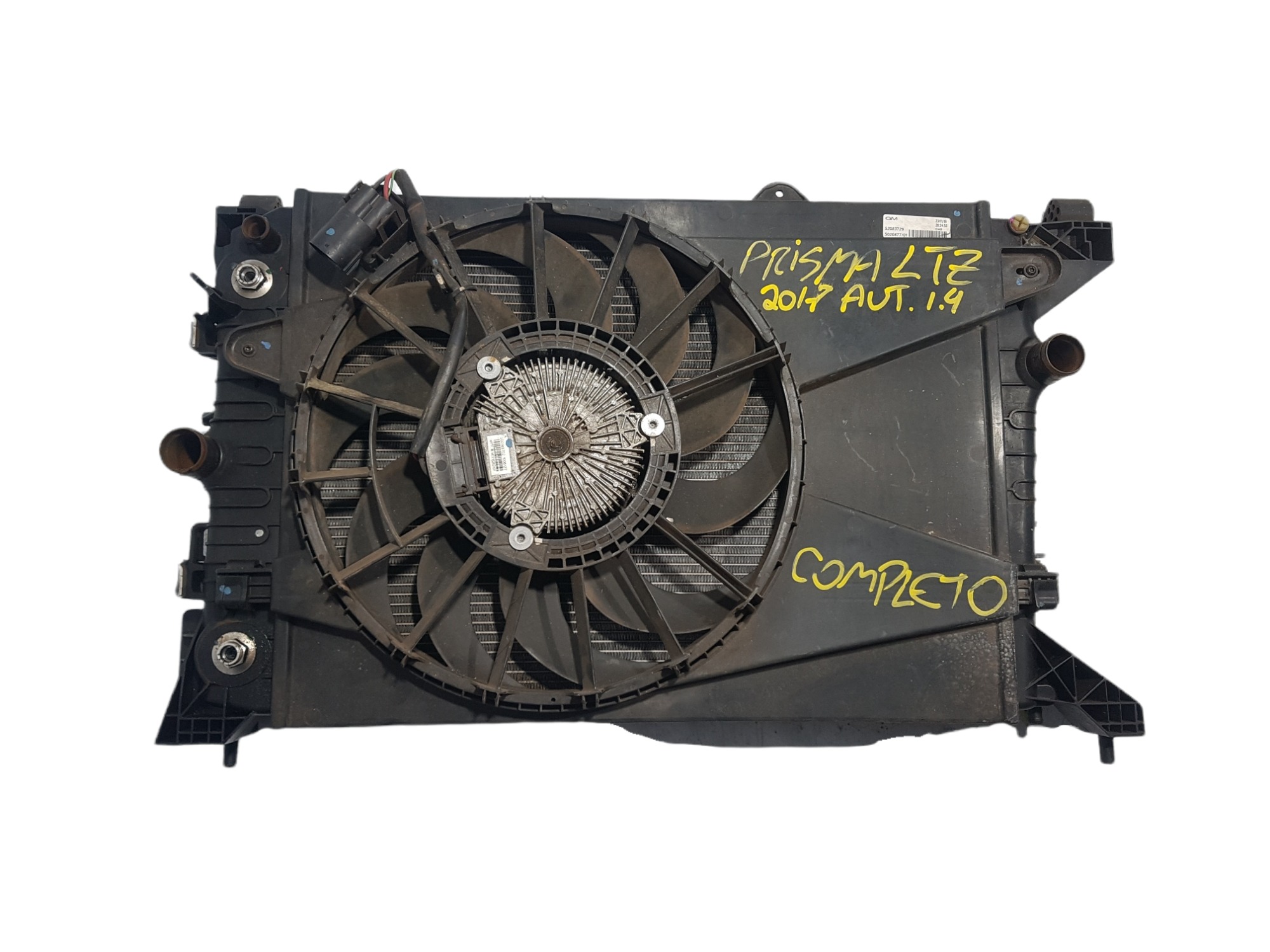Kit Radiador Gm Prisma 2017 1.4 Aut Com Ar, Original