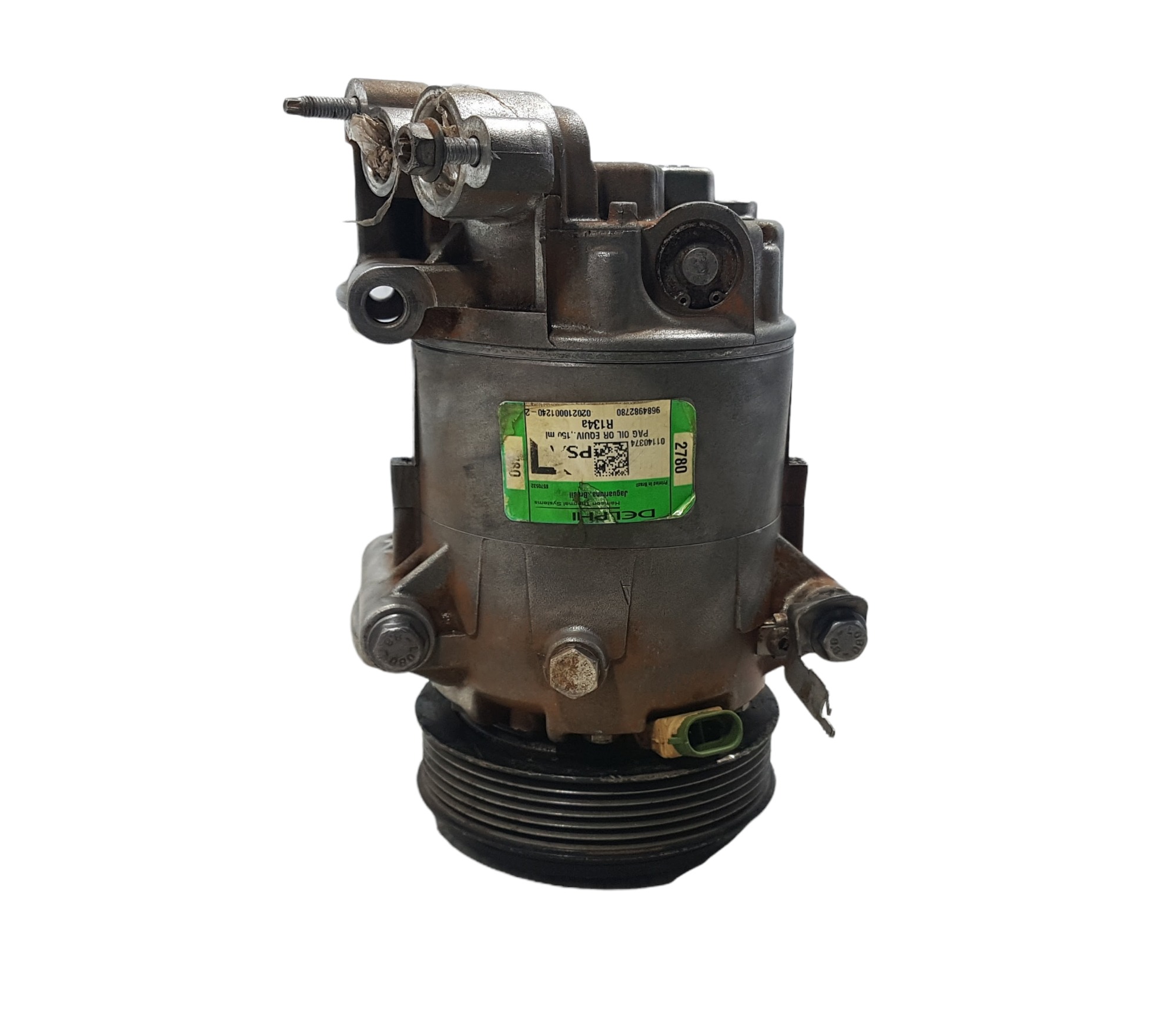 Compressor Ar Cond Peugeot 207 2012 1.6 16v Original 1