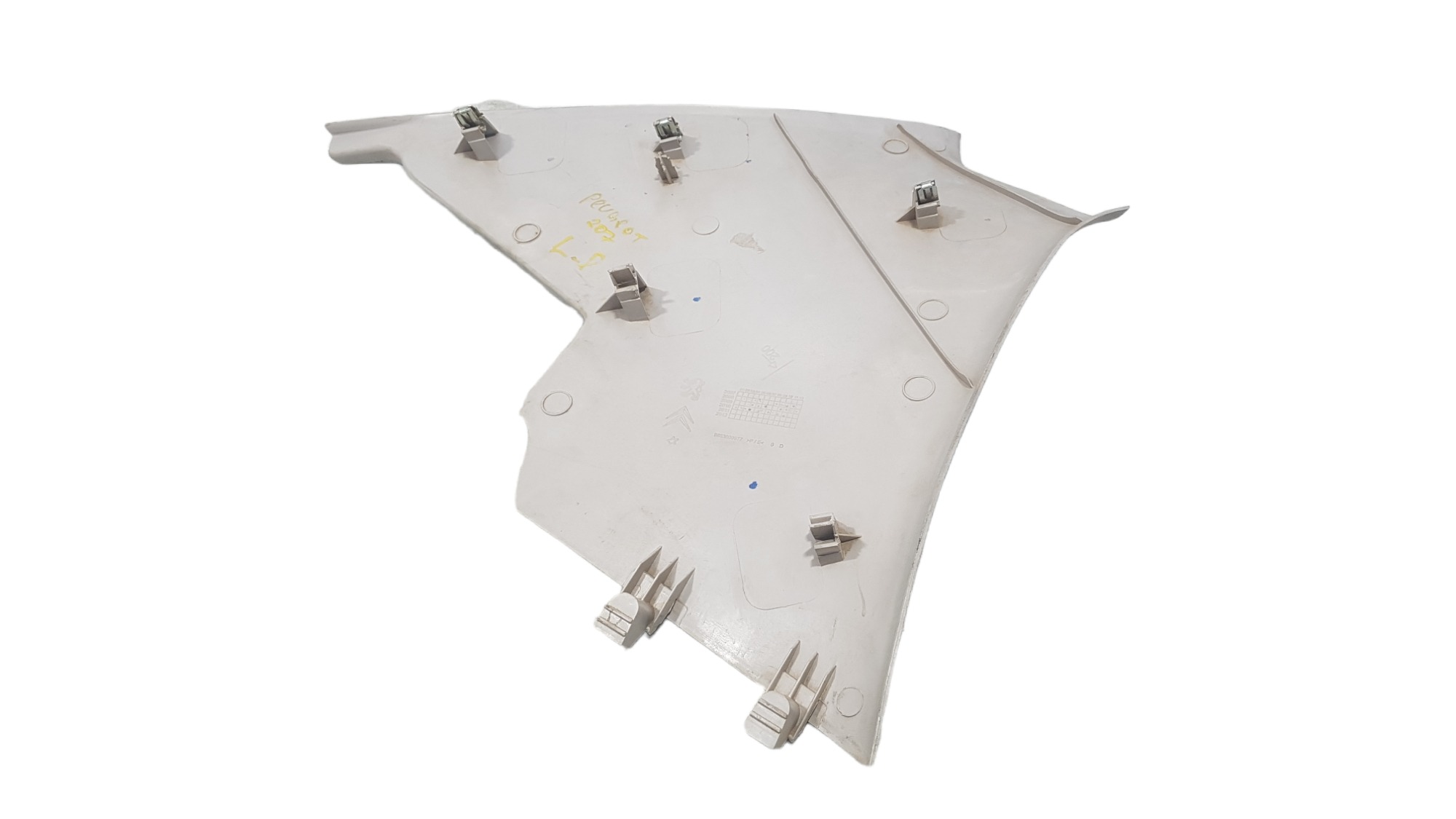 Acabamento Superior Direito Coluna C Peugeot 207 2009 Sedan 5