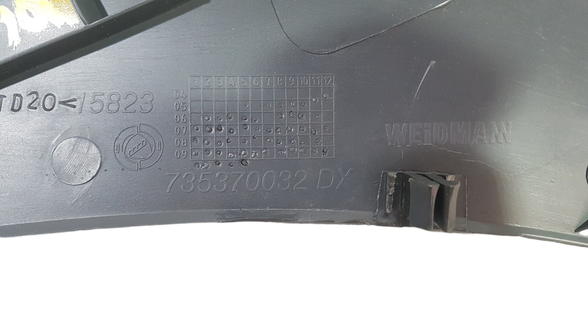 Acabamento Painel L. D Fiat Idea Elx 2006 Original 5